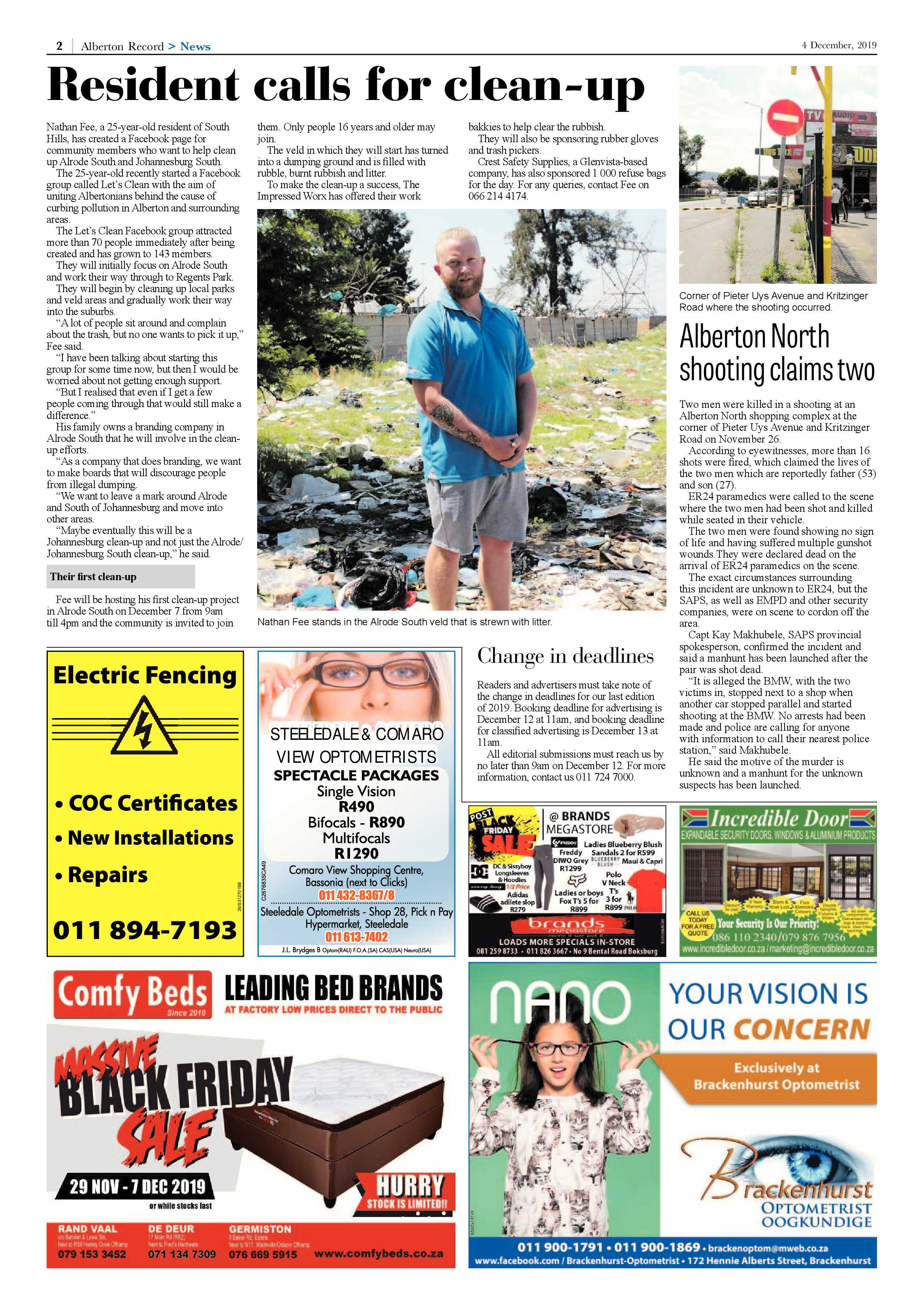 Alberton Record 04 December 2019 page 2
