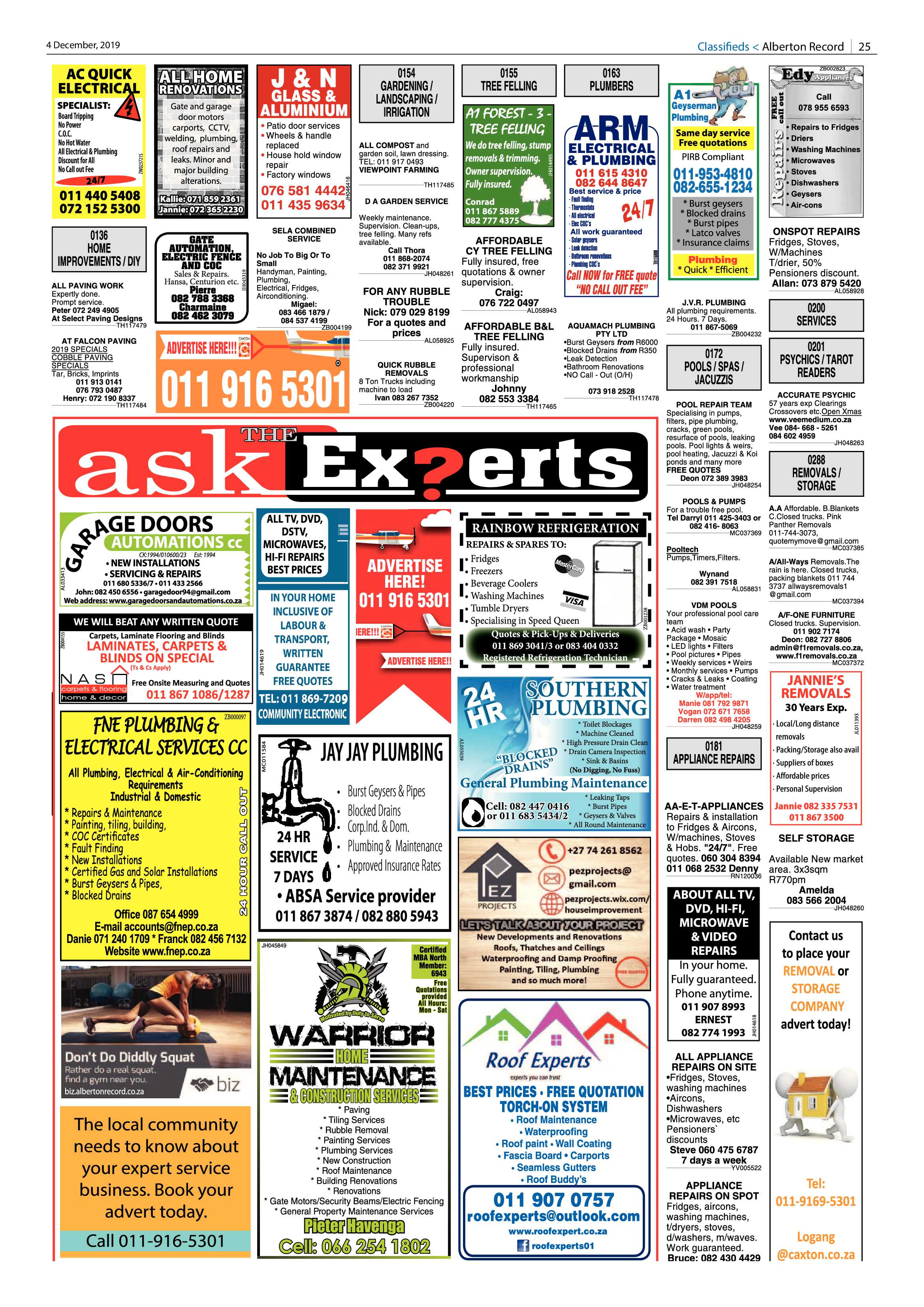 Alberton Record 04 December 2019 page 25