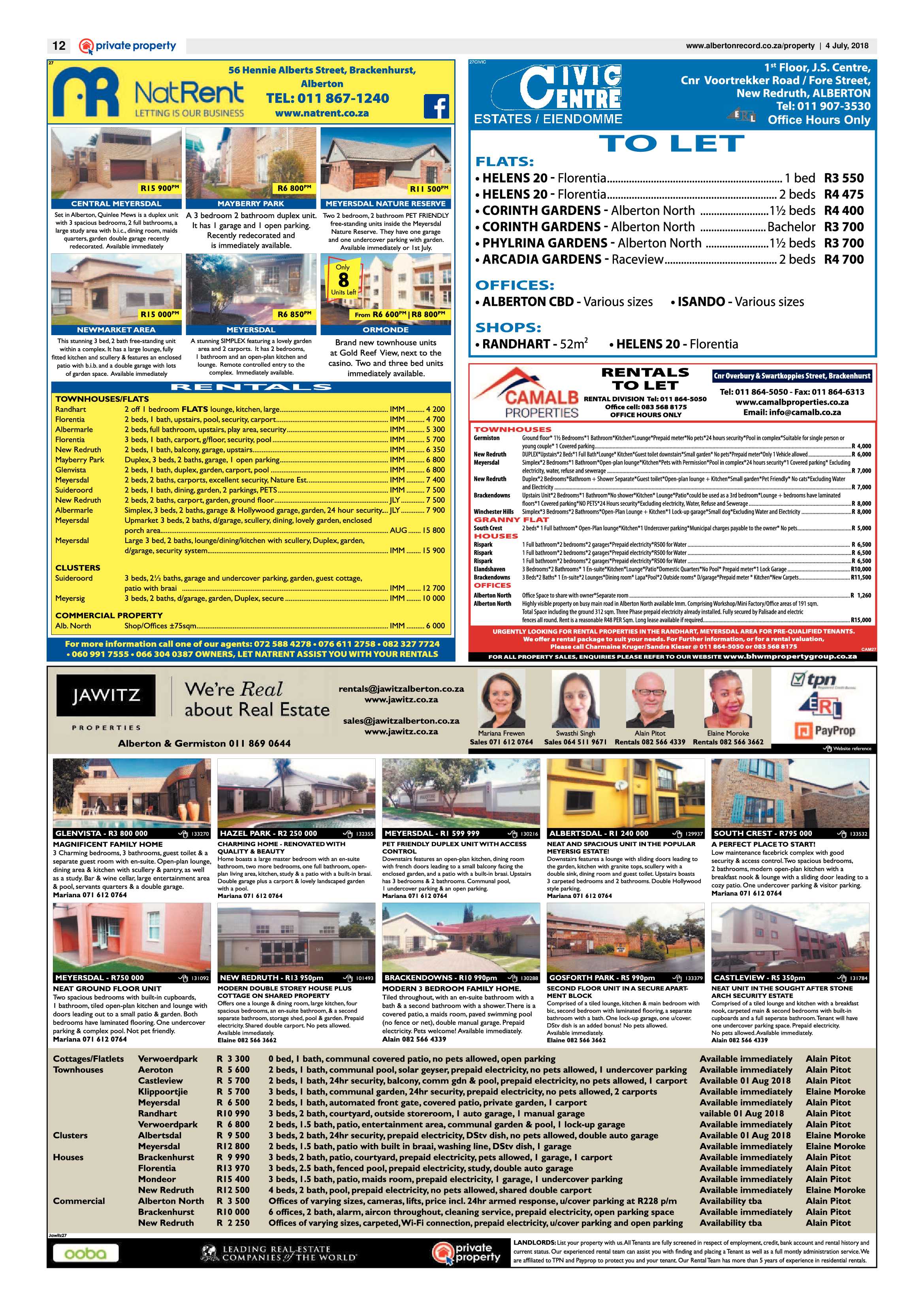 Alberton Record 04 July 2018 page 12