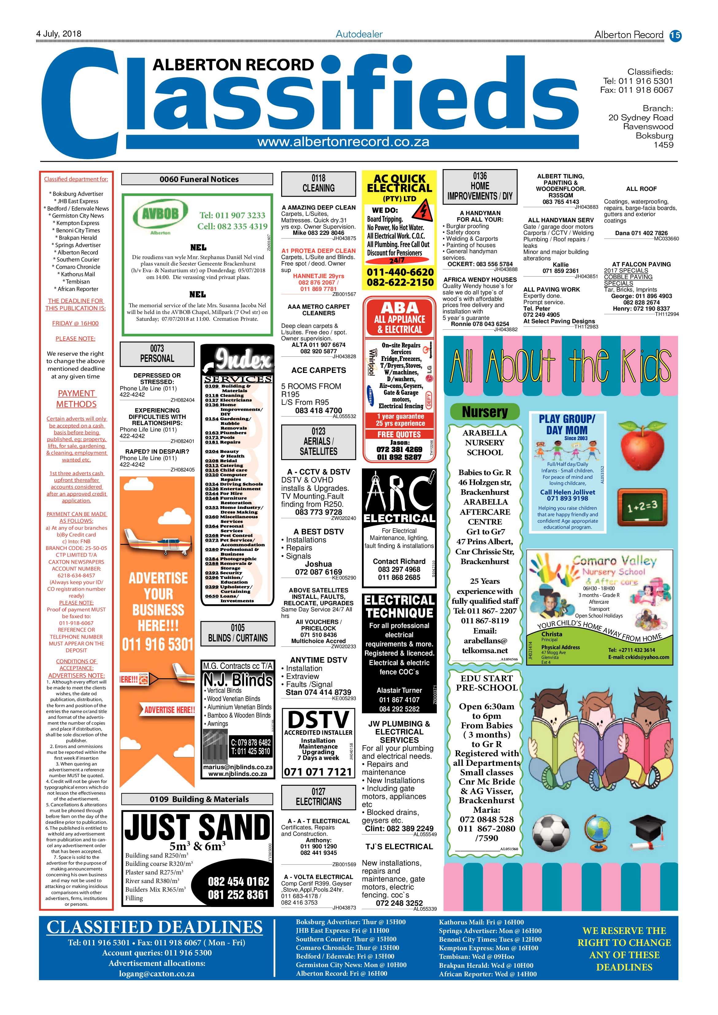 Alberton Record 04 July 2018 page 15