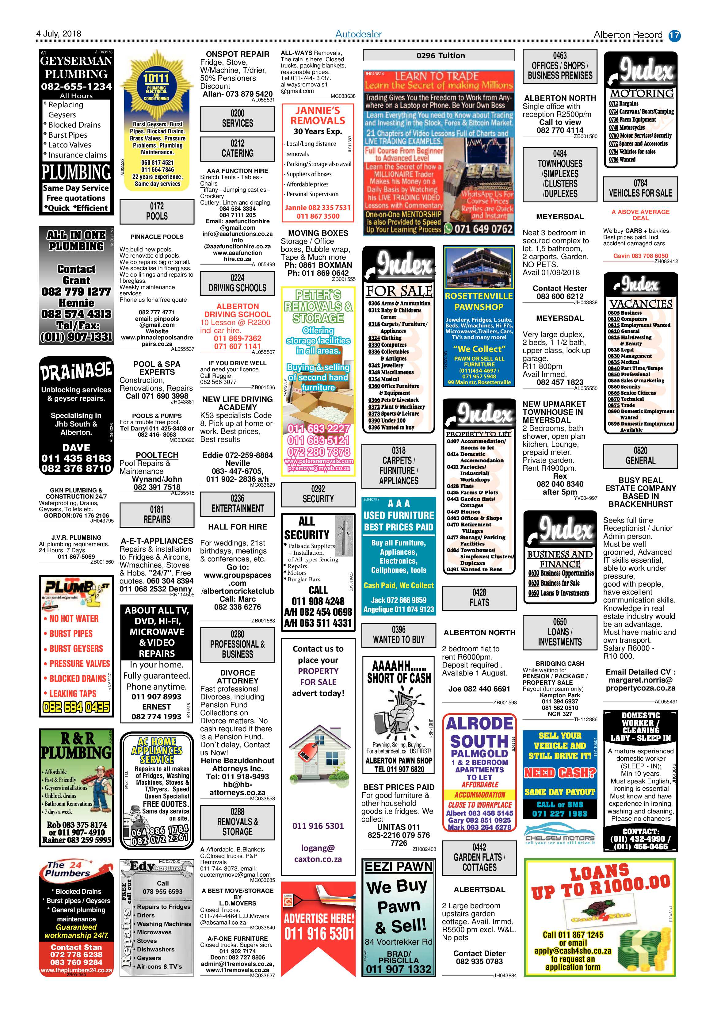 Alberton Record 04 July 2018 page 17