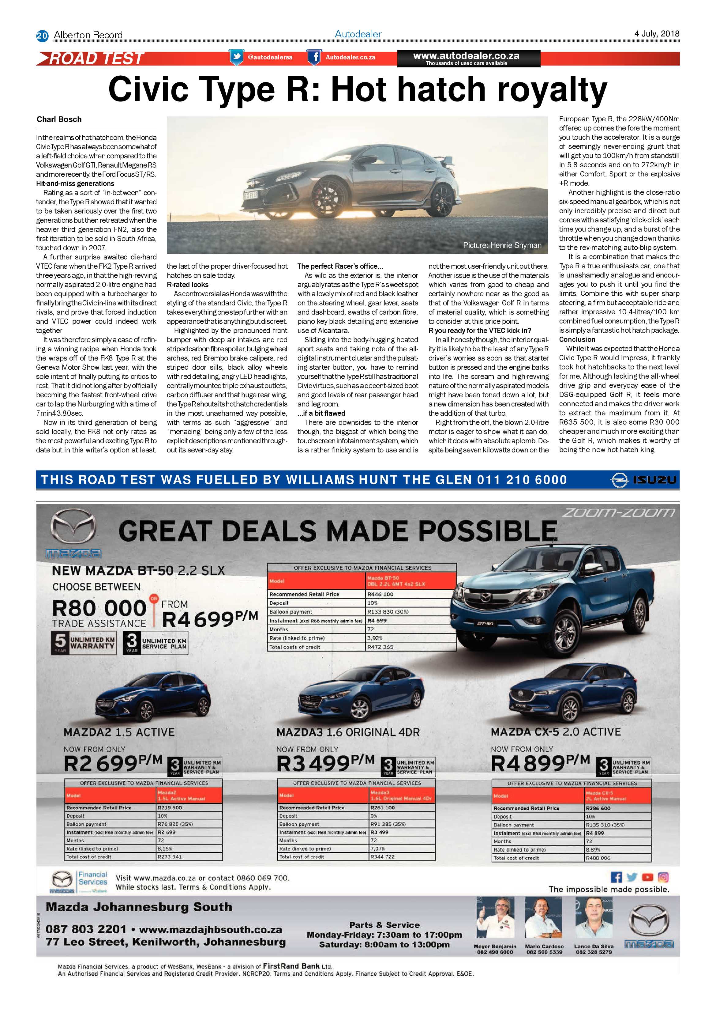 Alberton Record 04 July 2018 page 20