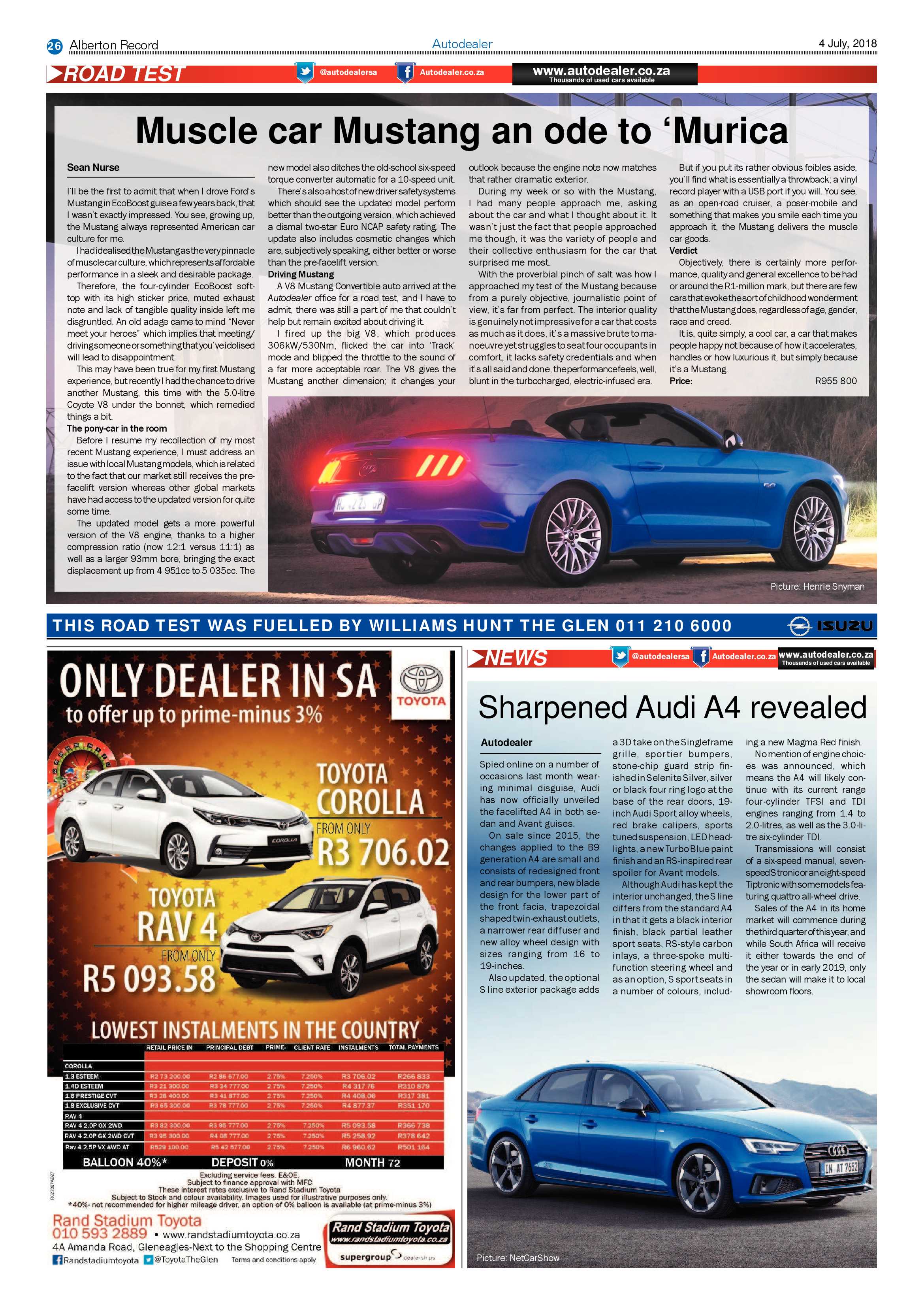 Alberton Record 04 July 2018 page 26