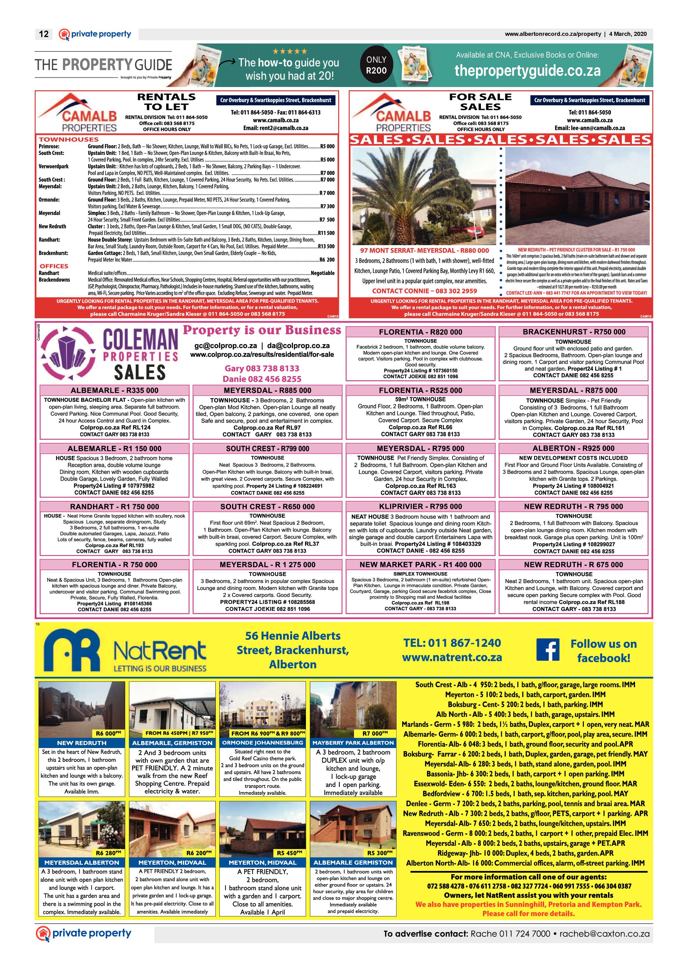 Alberton Record 04 March 2020 page 12