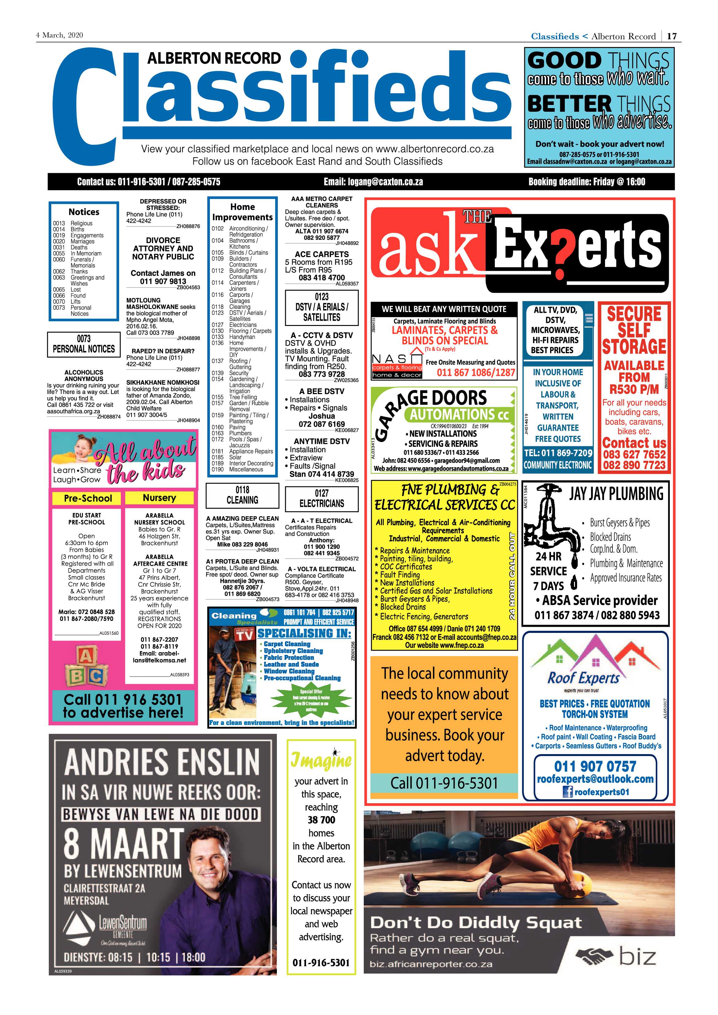 Alberton Record 04 March 2020 page 17