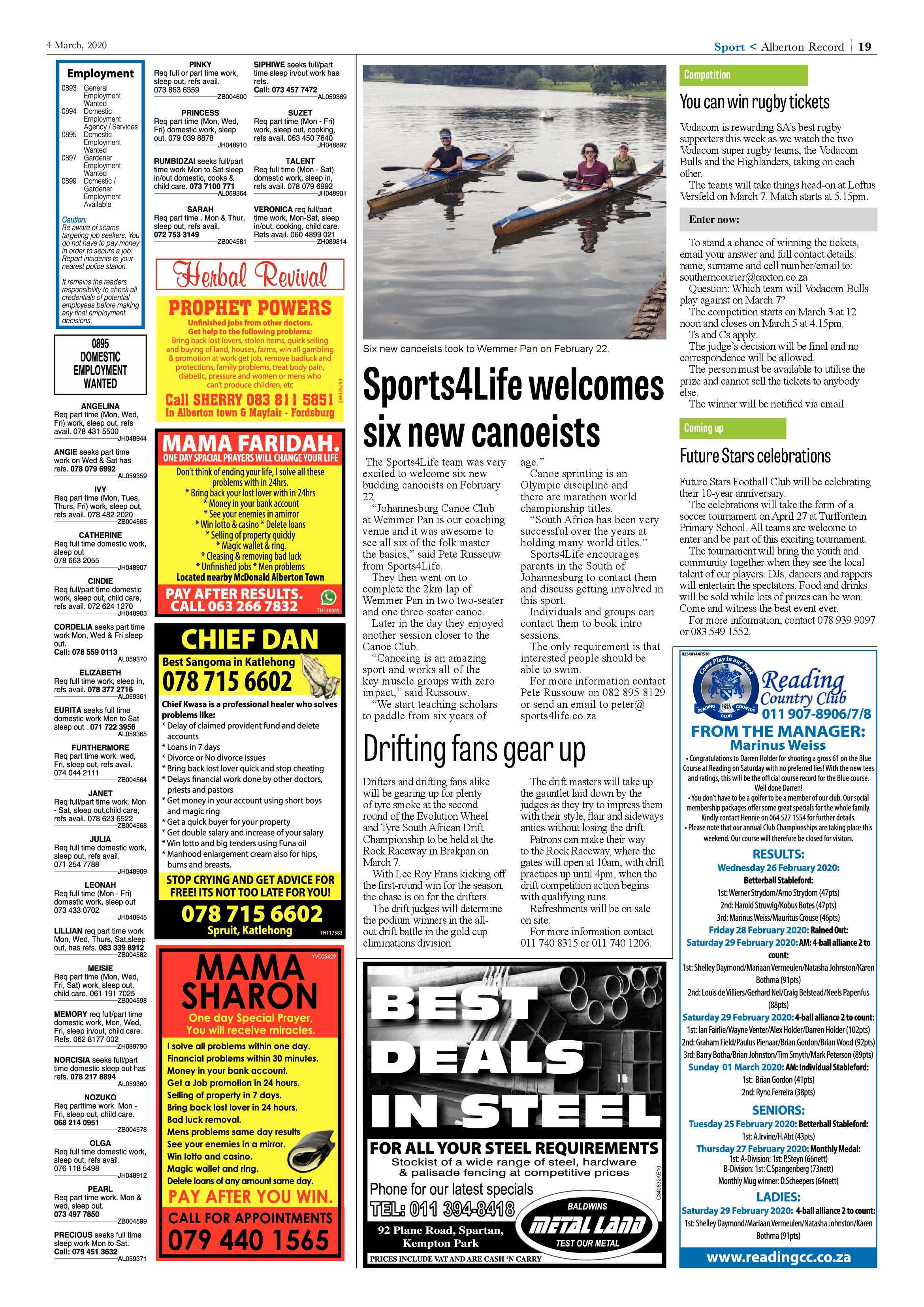 Alberton Record 04 March 2020 page 19