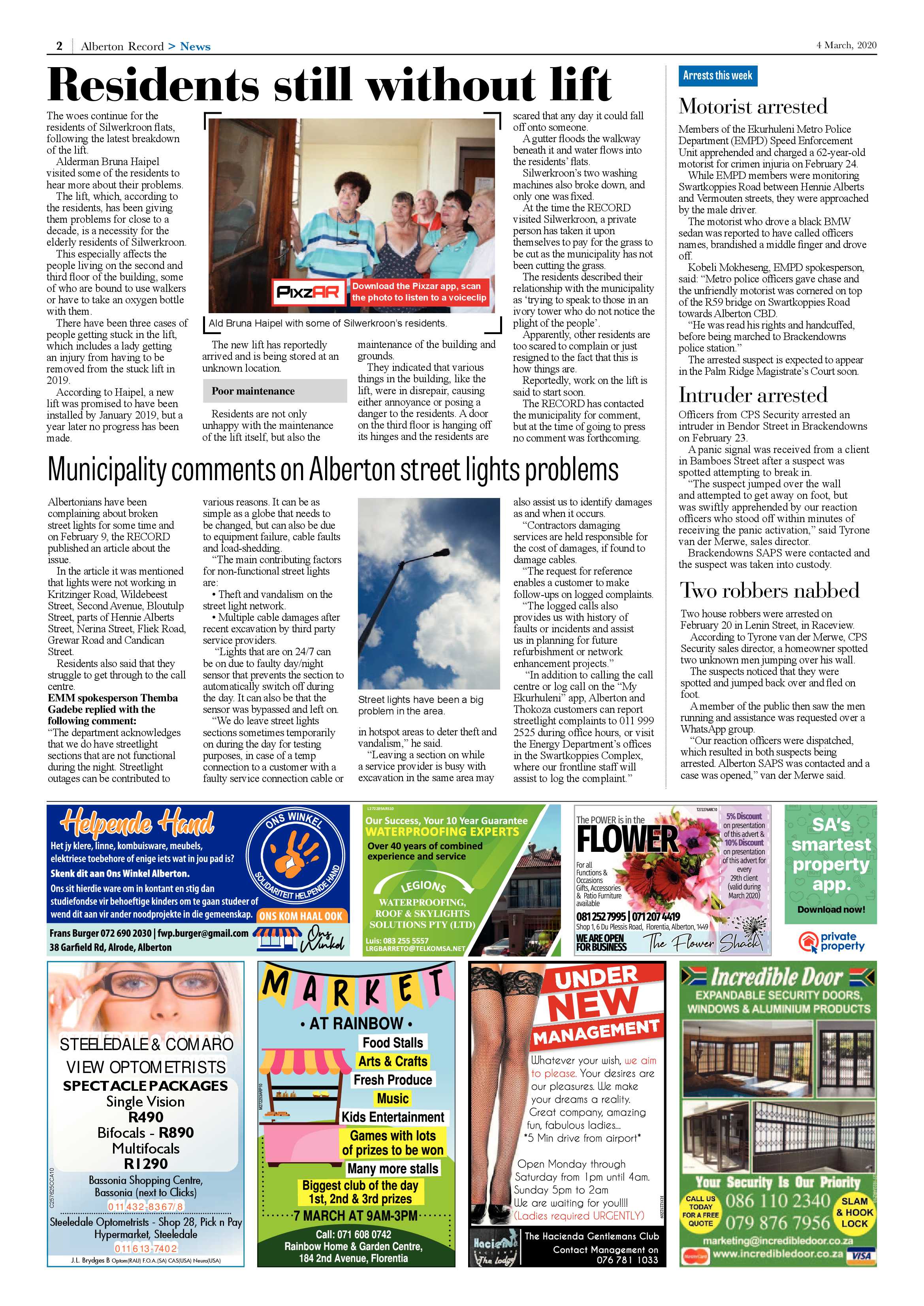 Alberton Record 04 March 2020 page 2