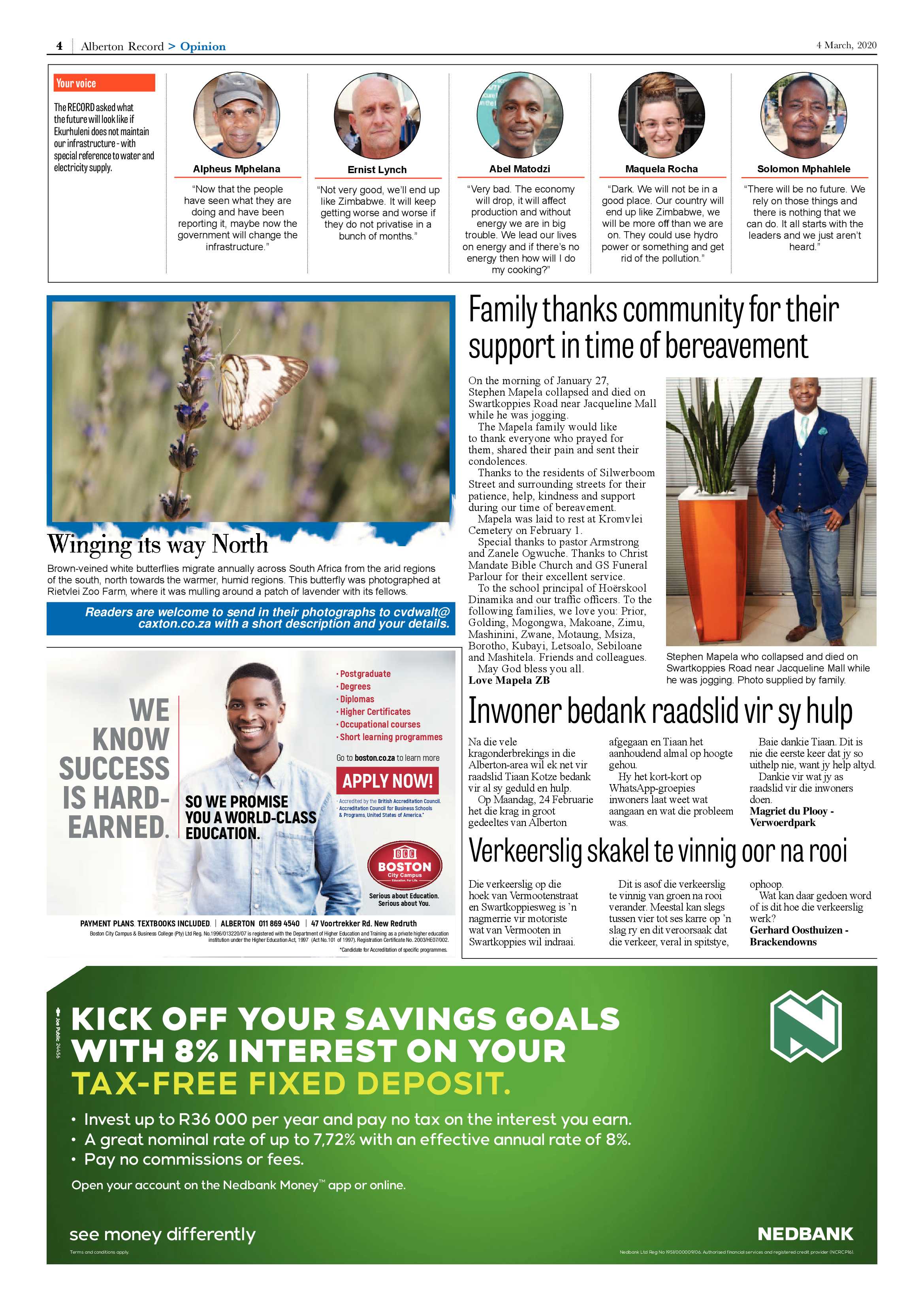 Alberton Record 04 March 2020 page 4