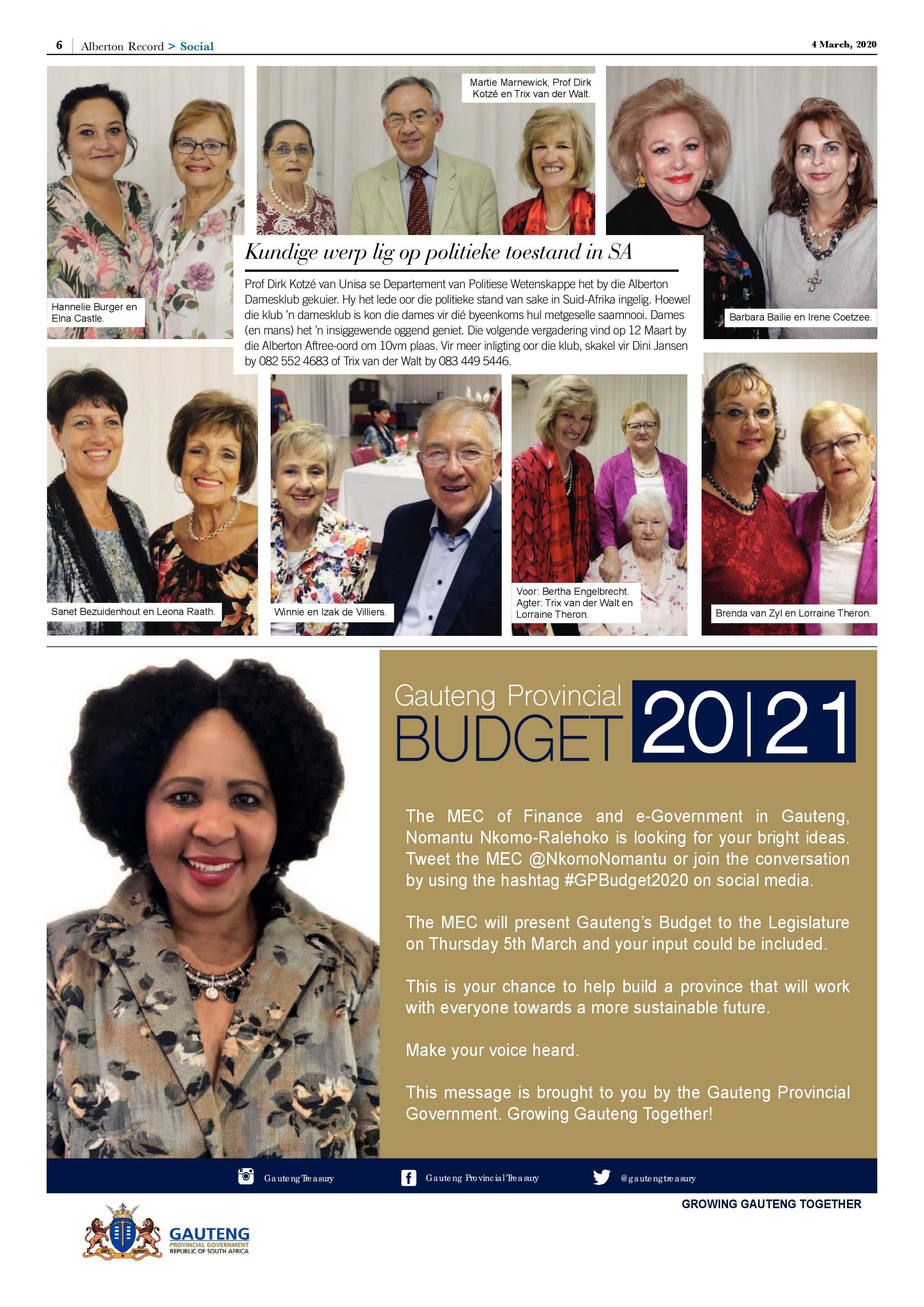 Alberton Record 04 March 2020 page 6