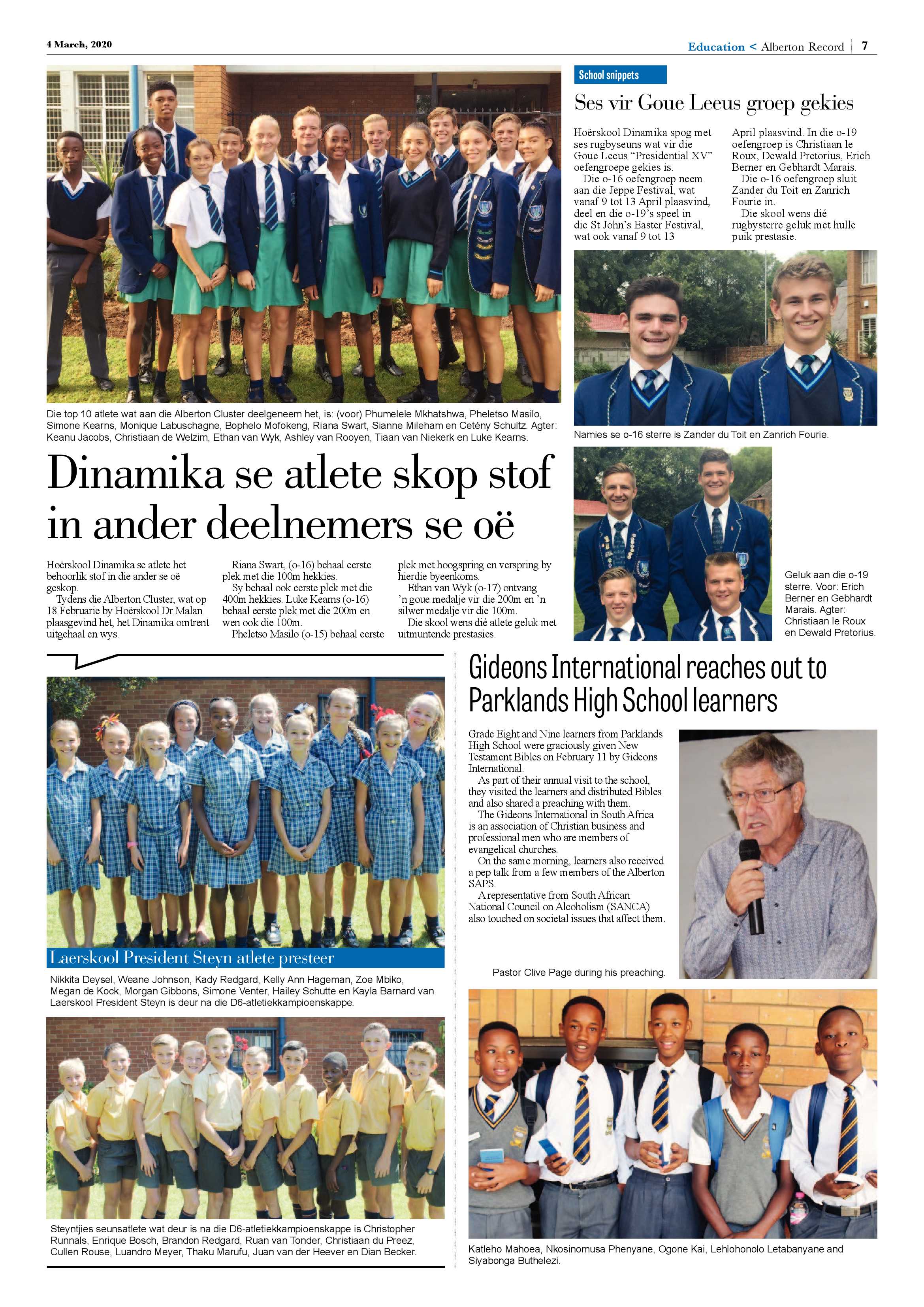 Alberton Record 04 March 2020 page 7