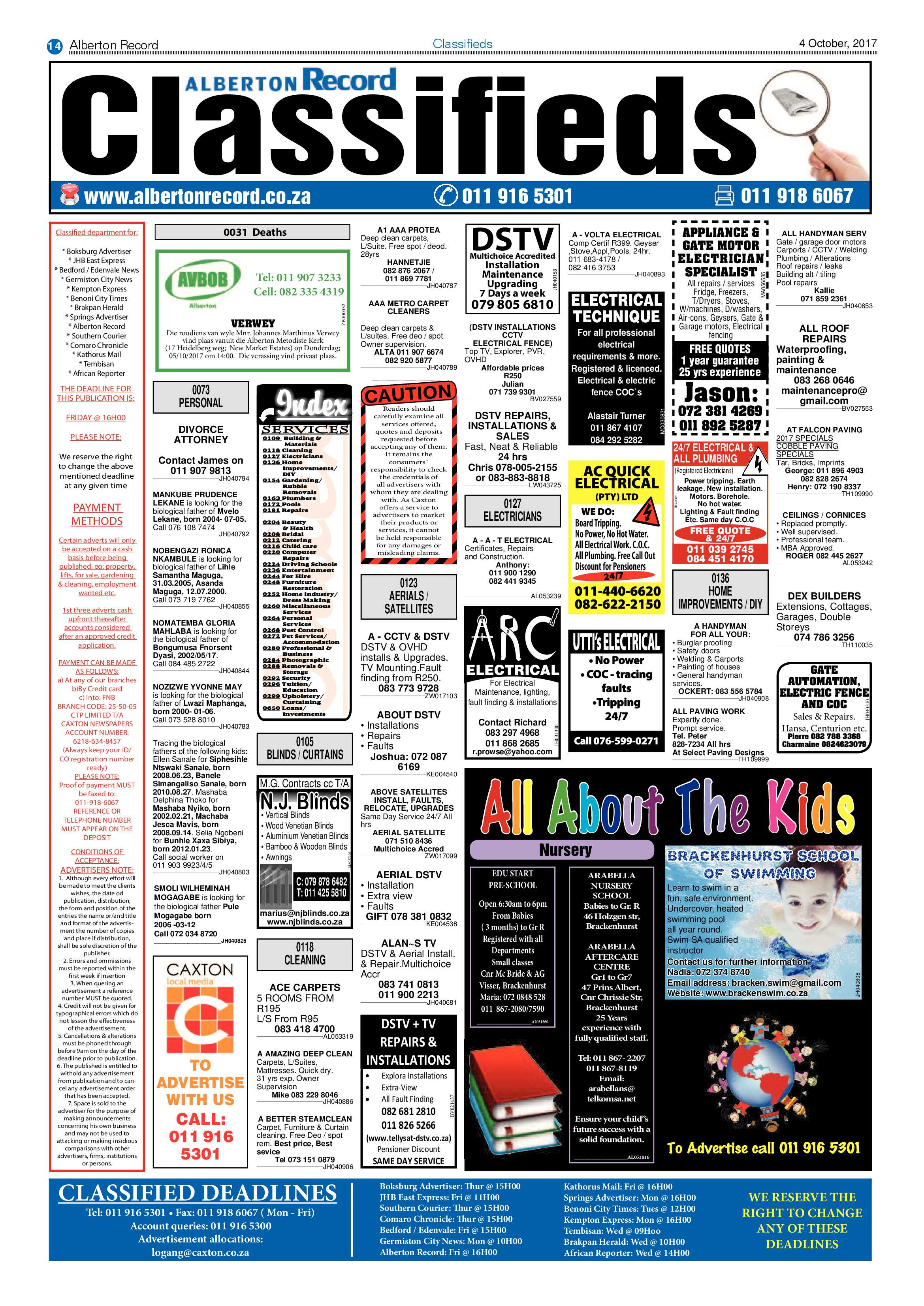 Alberton Record 04 October 2017 page 14