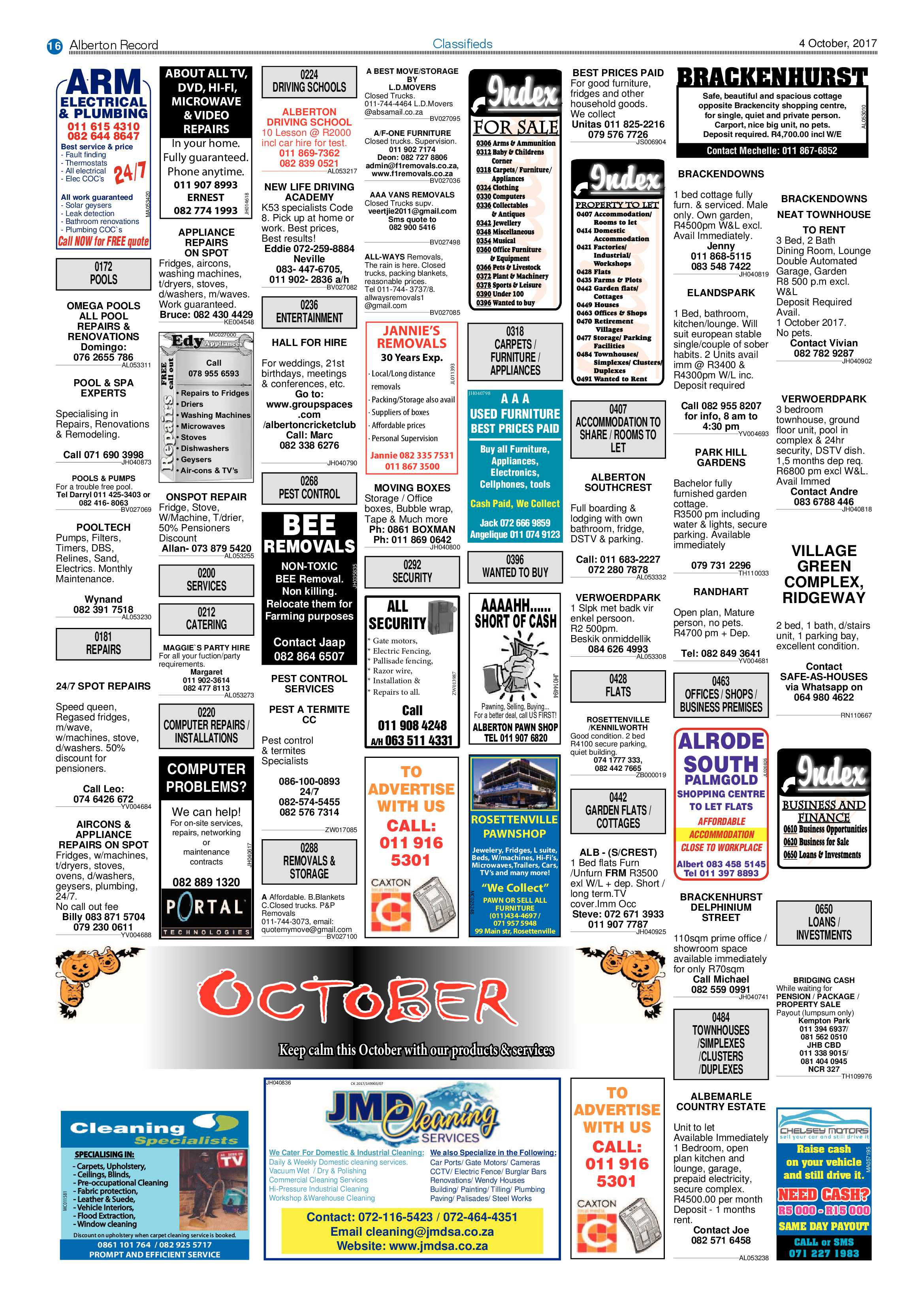 Alberton Record 04 October 2017 page 16