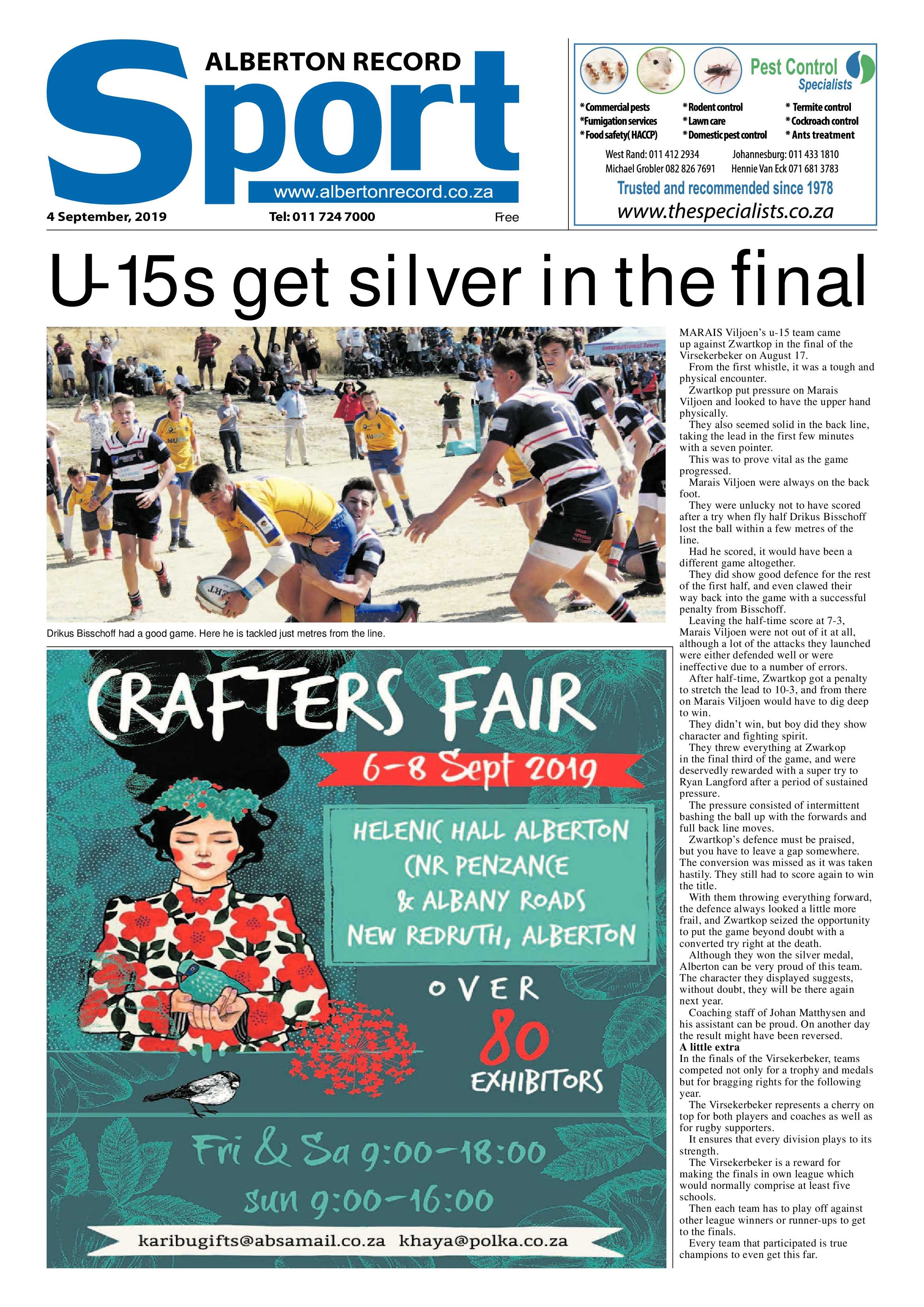 Alberton Record 04 September 2019 page 20