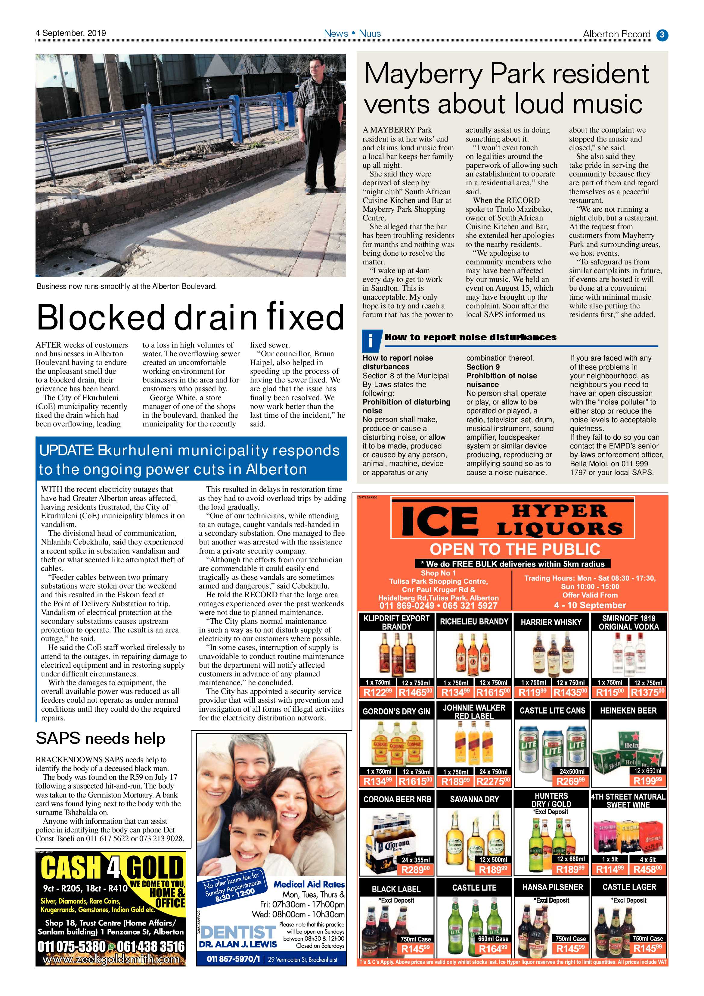 Alberton Record 04 September 2019 page 3