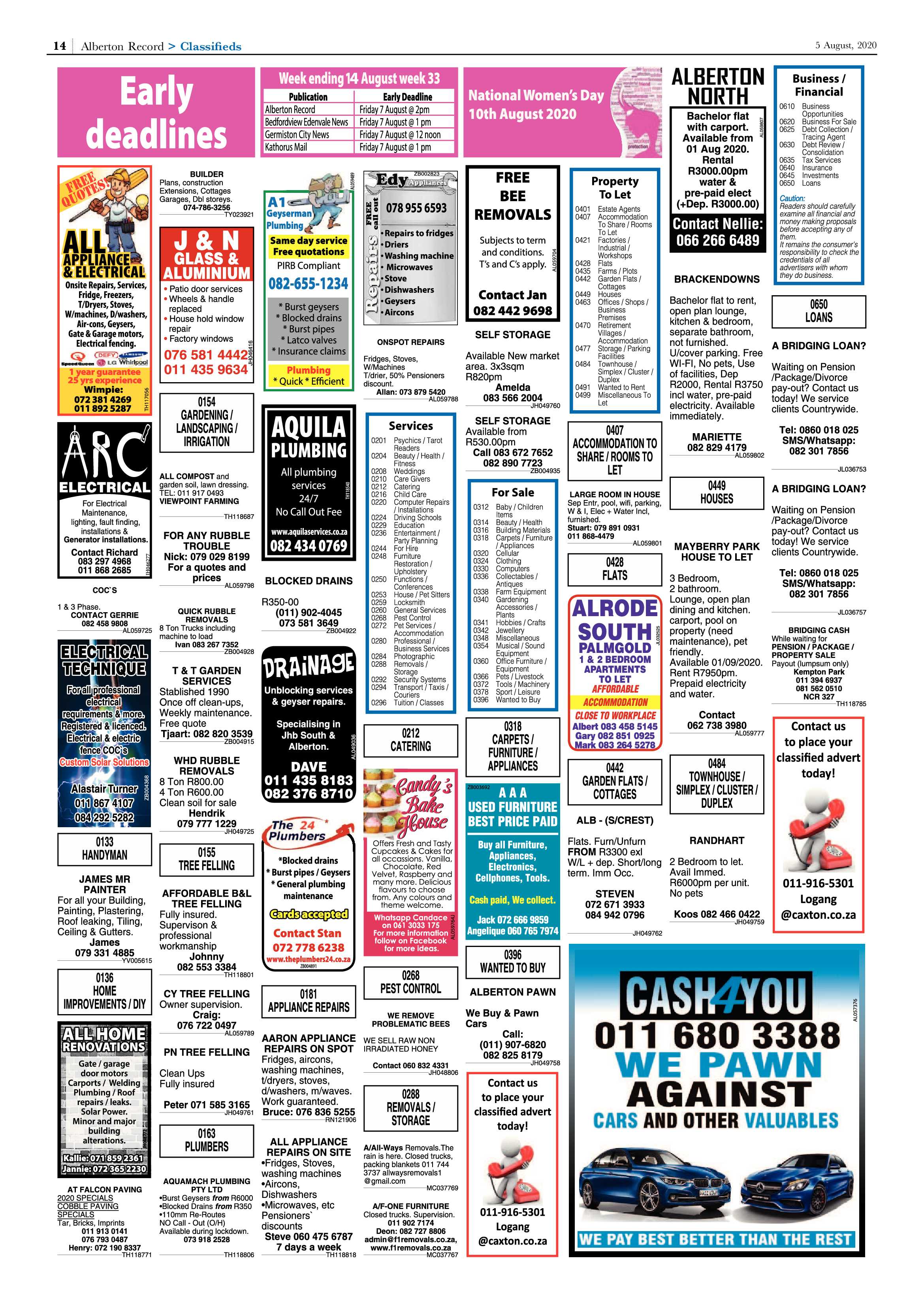 Alberton Record 05 August 2020 page 14