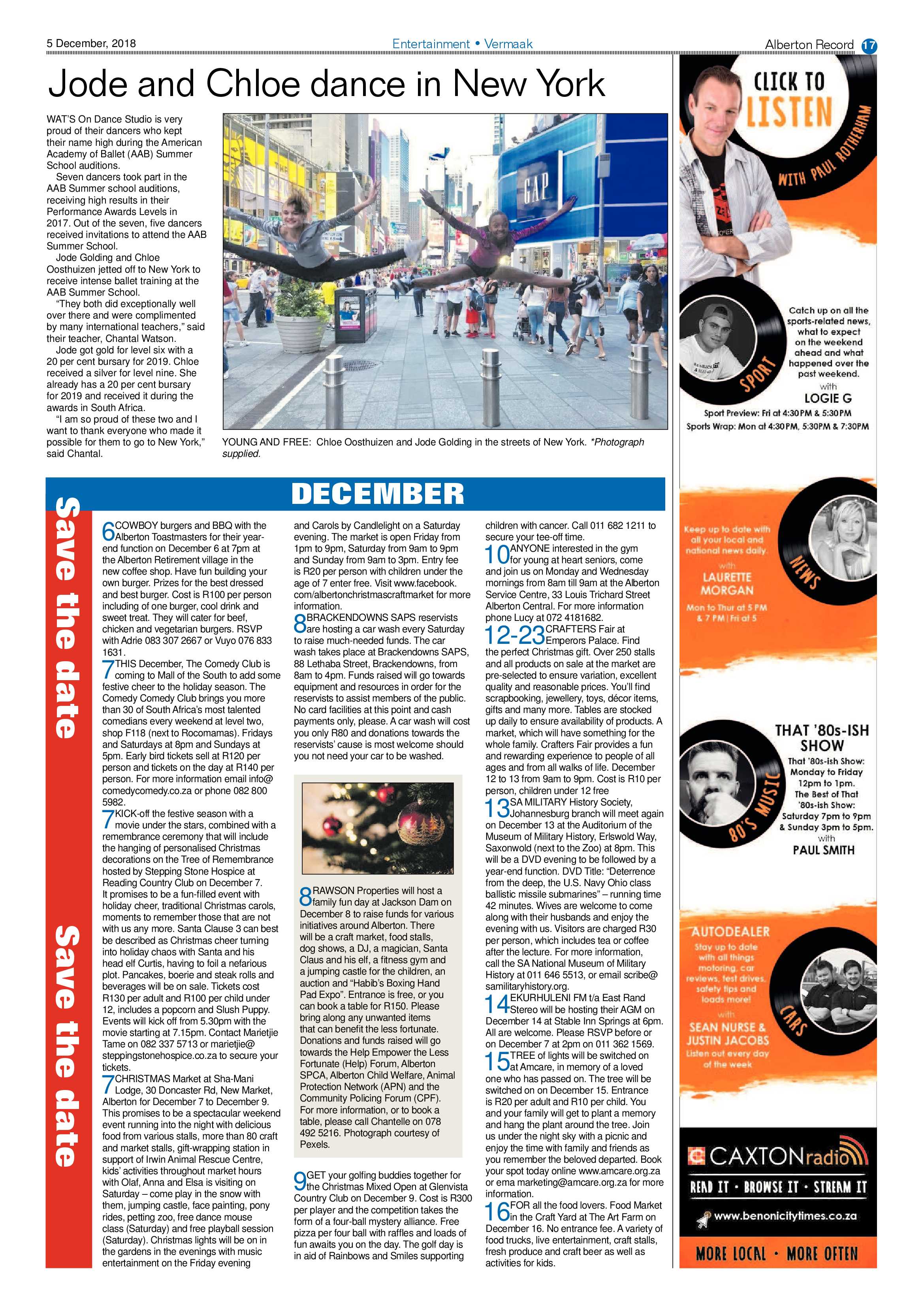 Alberton Record 05 December 2018 page 17