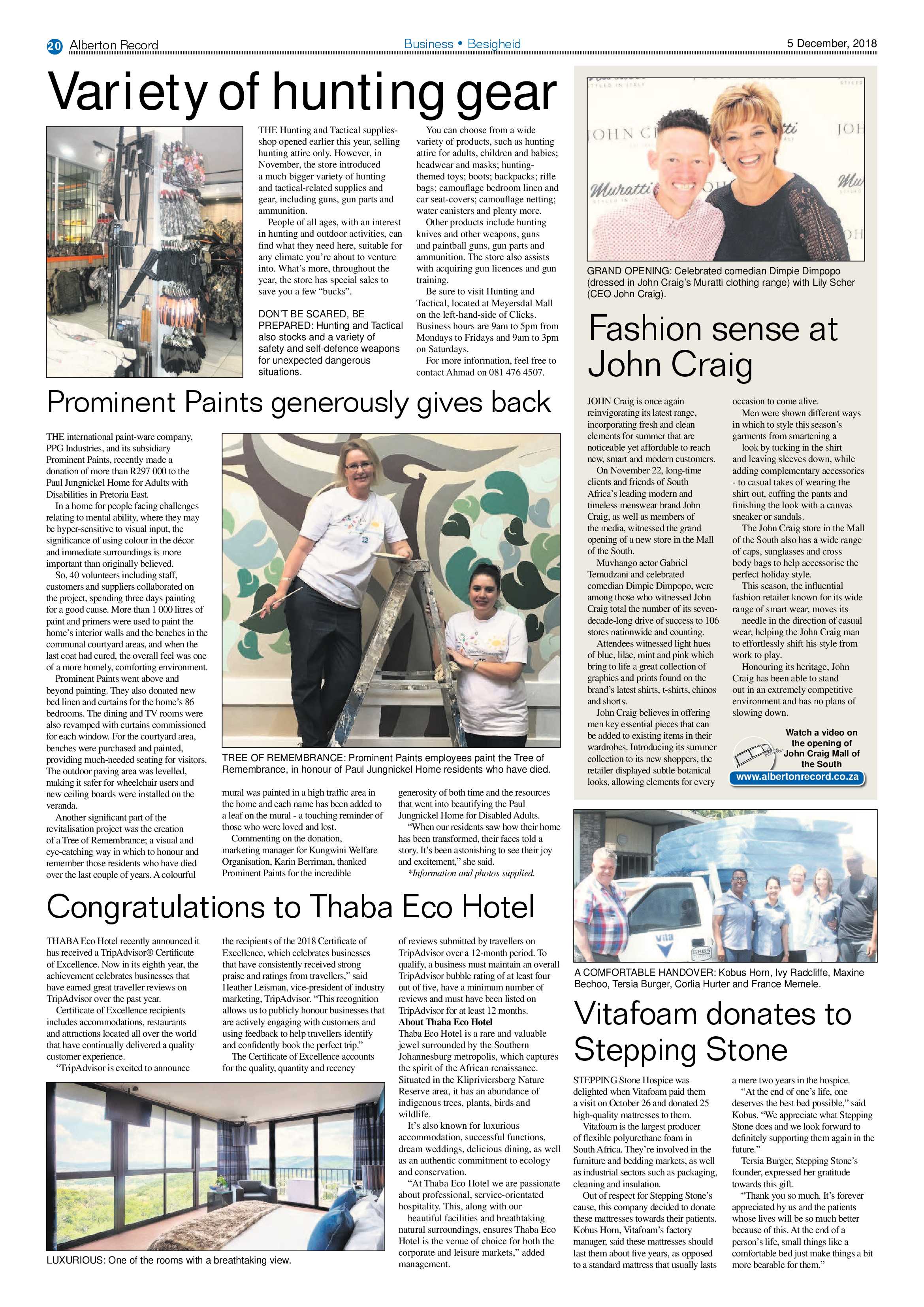 Alberton Record 05 December 2018 page 20