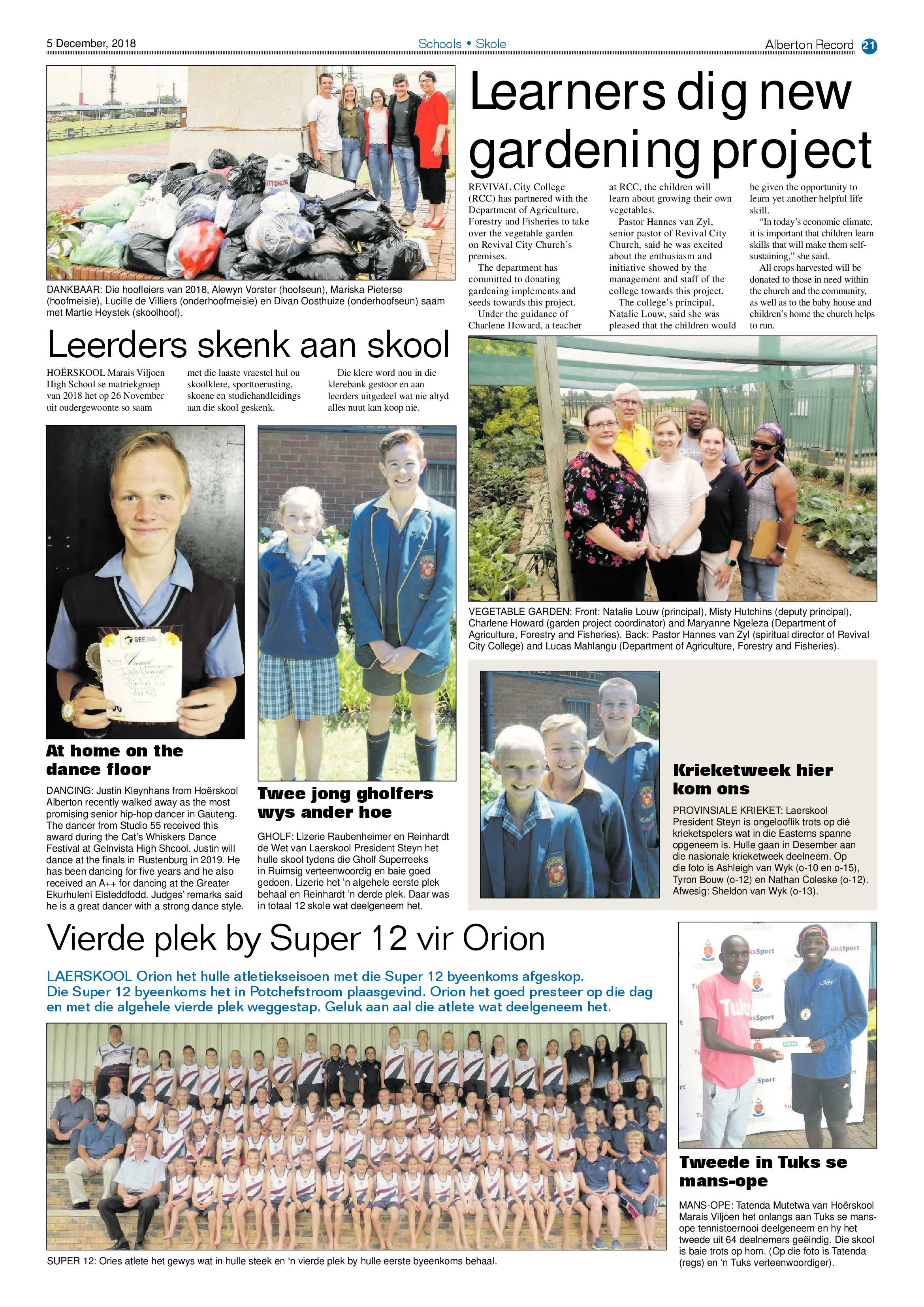 Alberton Record 05 December 2018 page 21