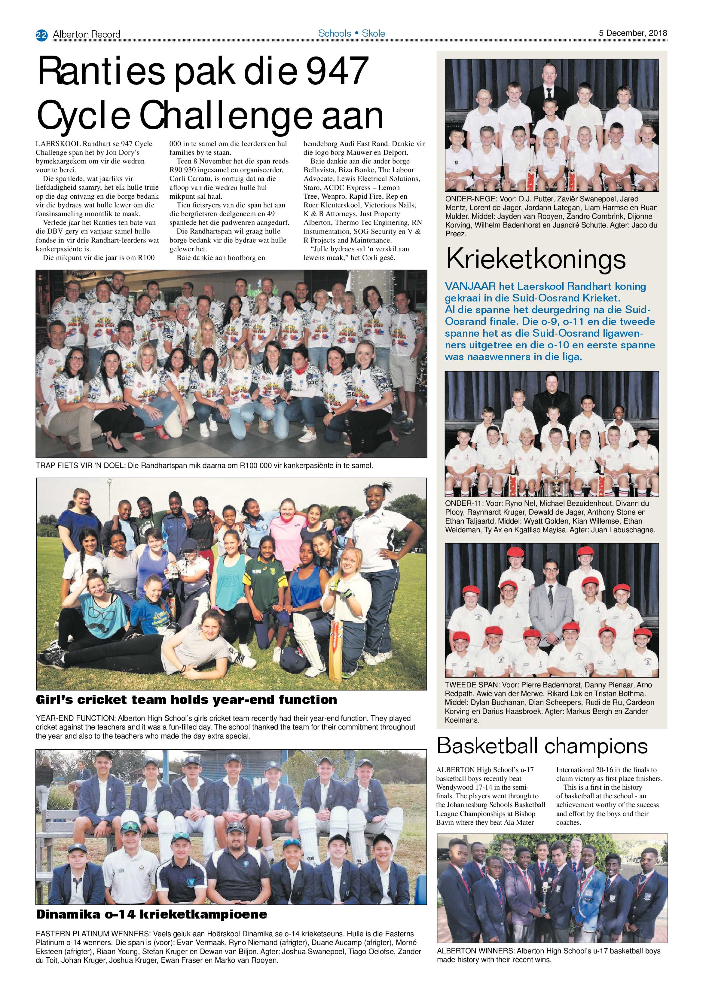 Alberton Record 05 December 2018 page 22