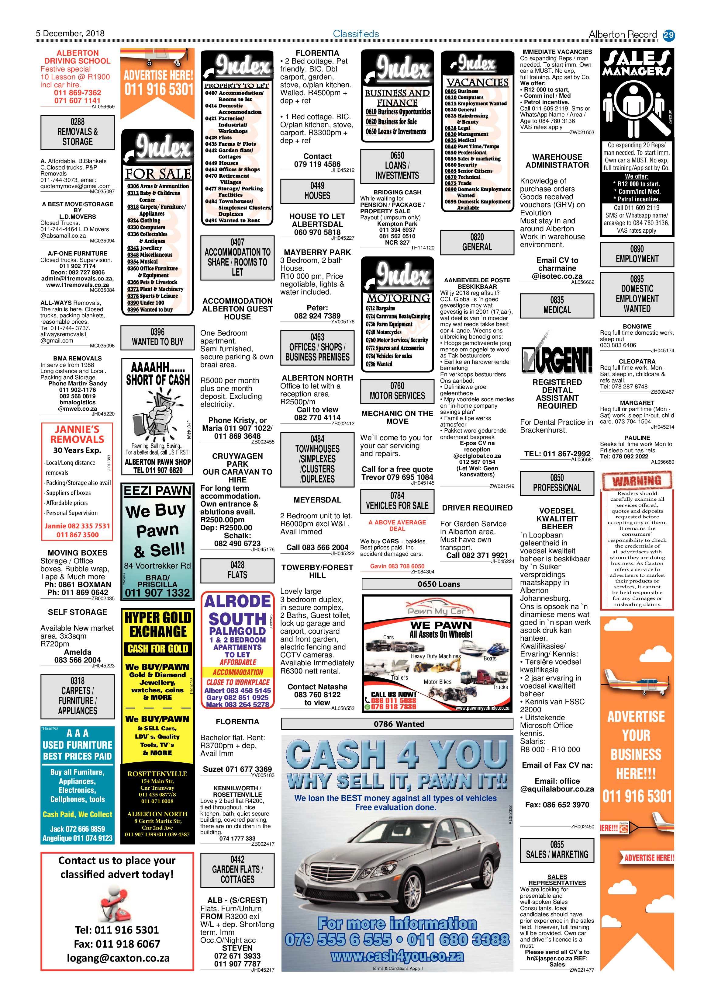 Alberton Record 05 December 2018 page 29