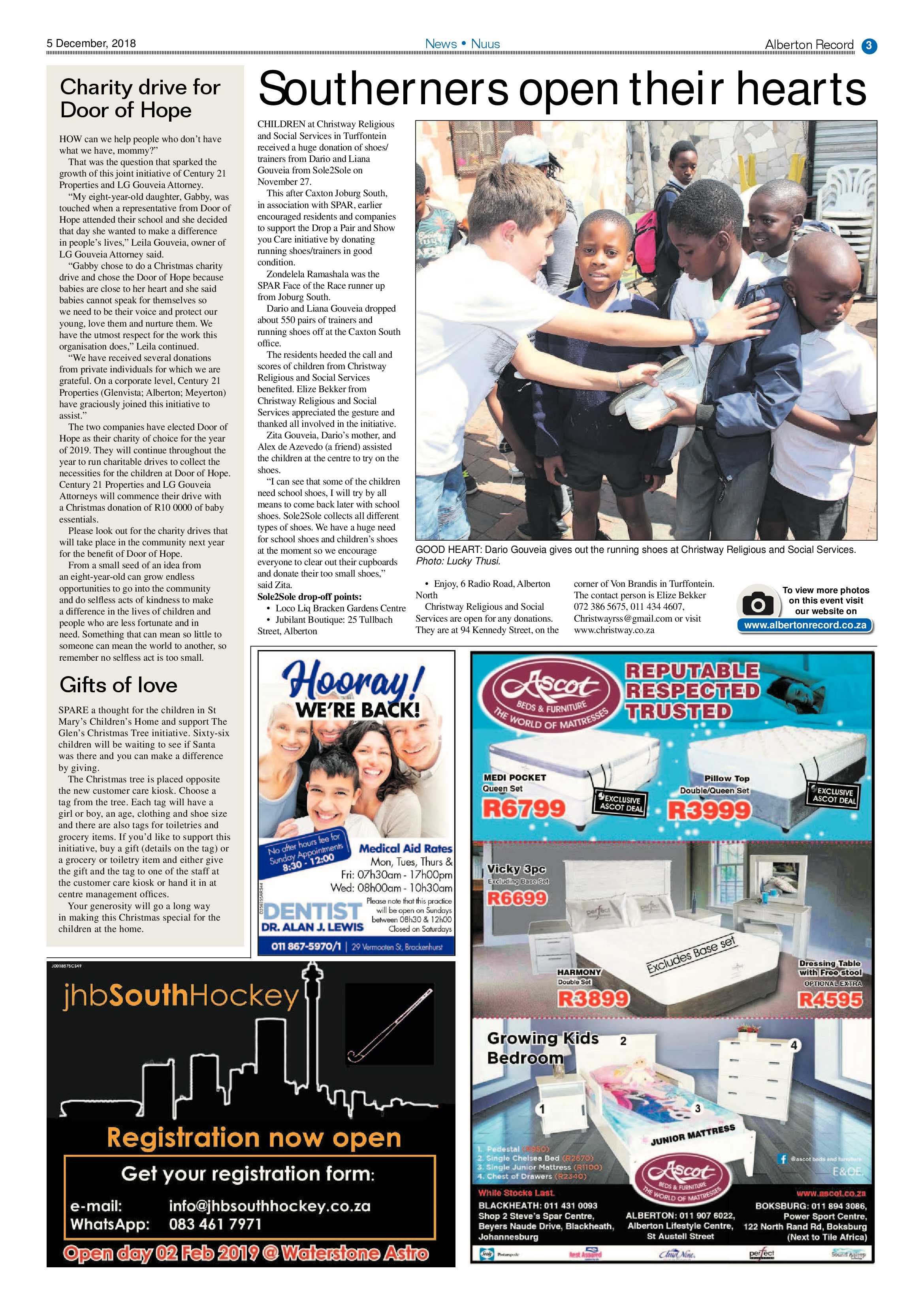 Alberton Record 05 December 2018 page 3