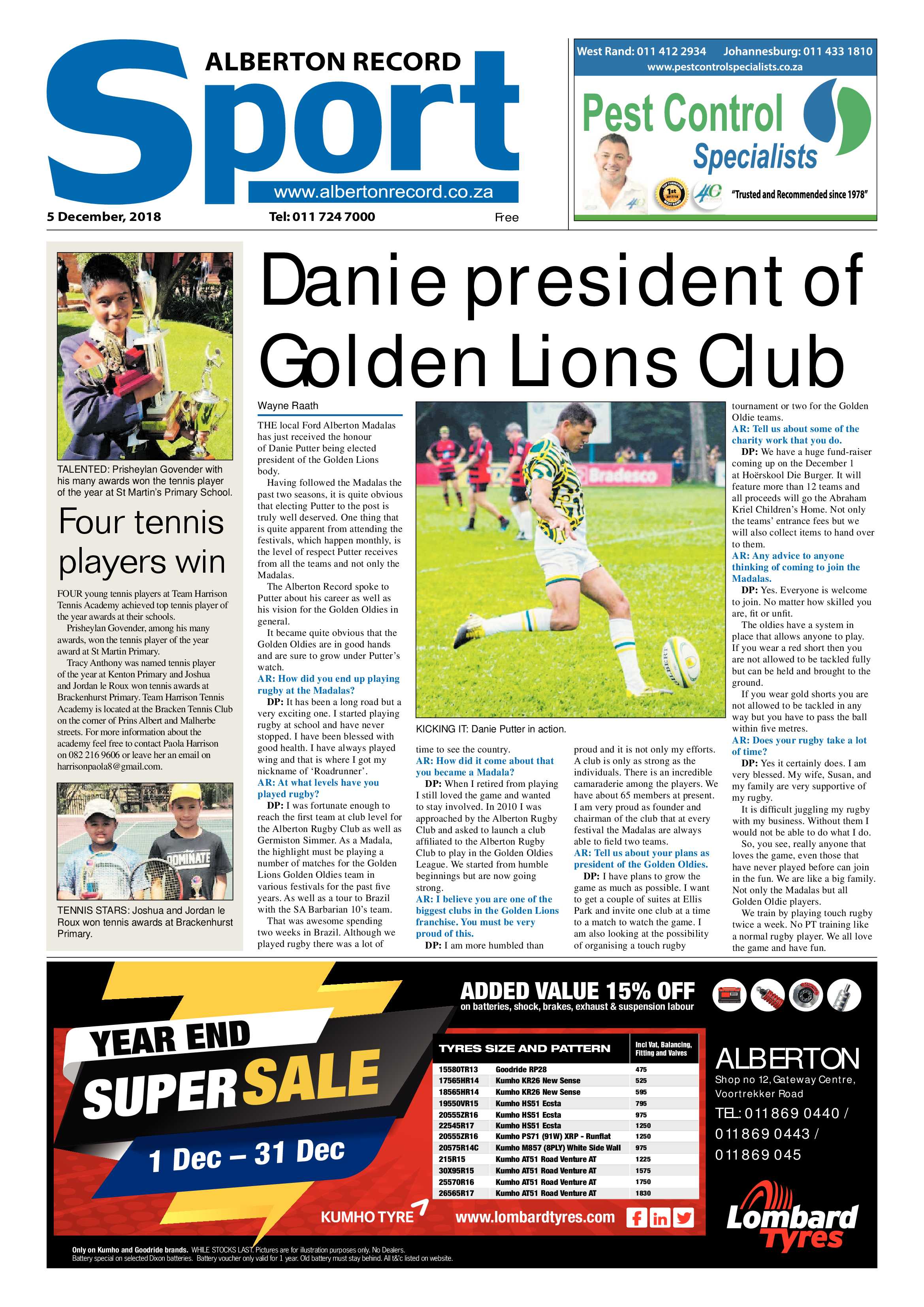 Alberton Record 05 December 2018 page 40