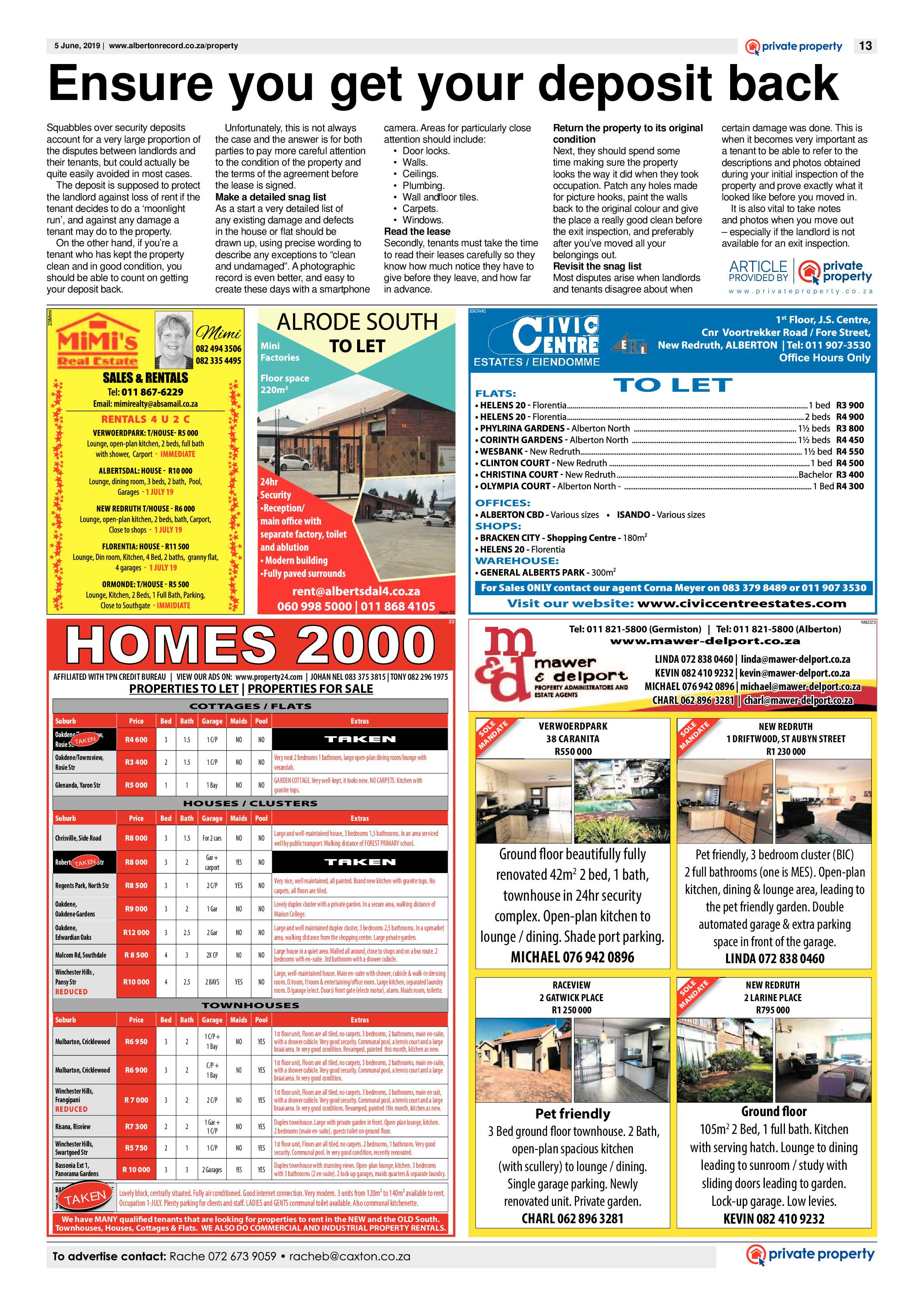 Alberton Record 05 June 2019 page 13