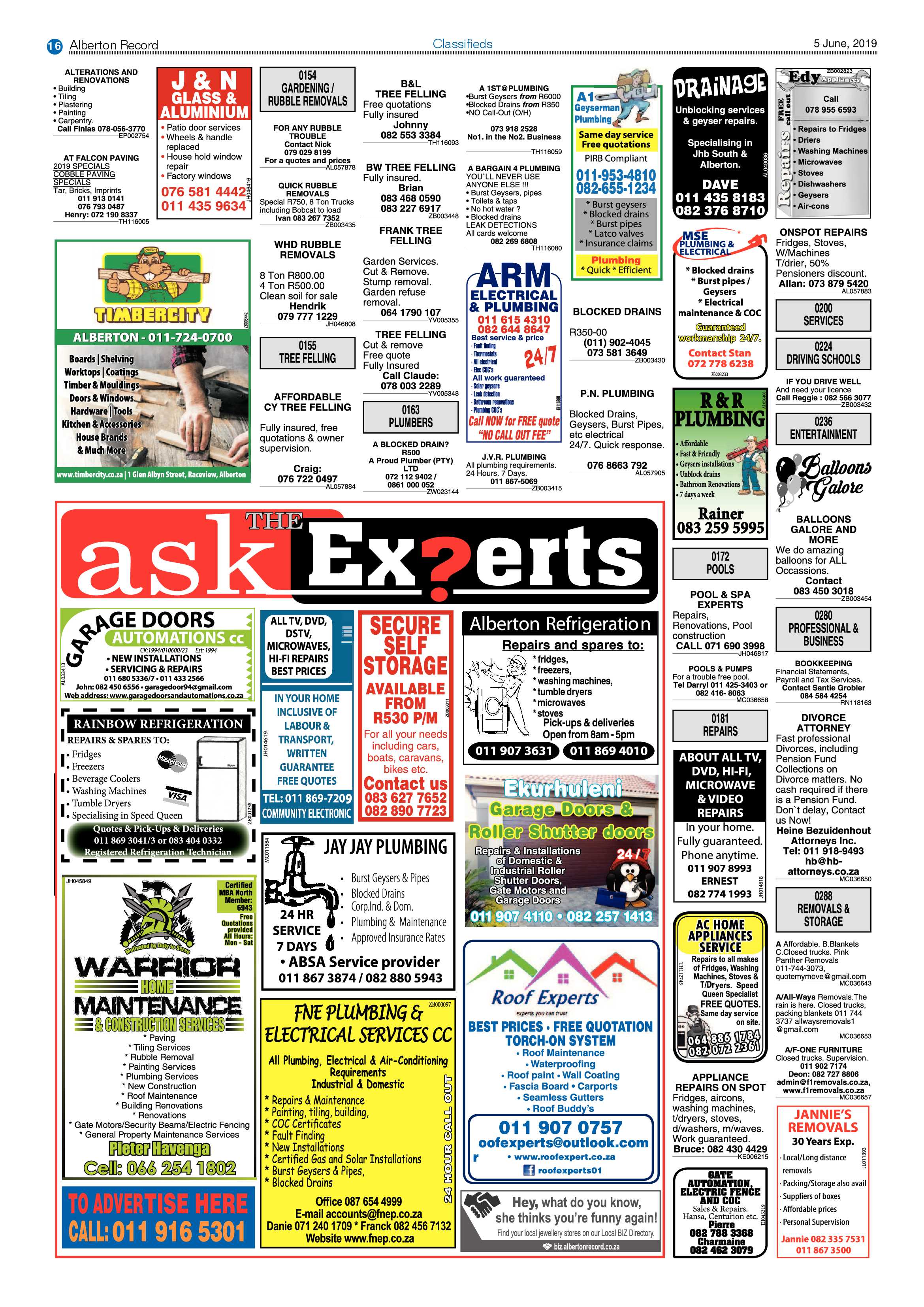 Alberton Record 05 June 2019 page 16