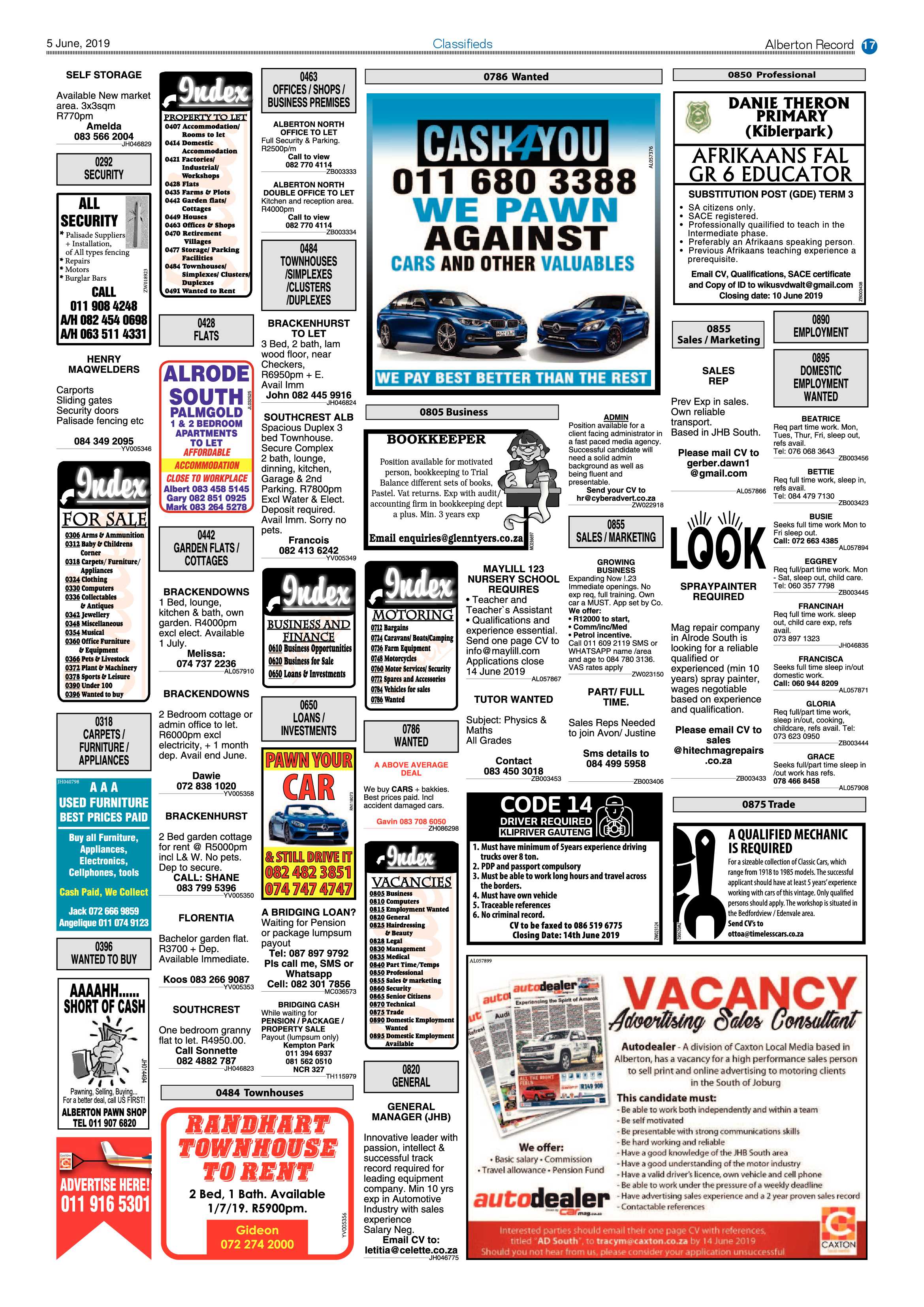 Alberton Record 05 June 2019 page 17