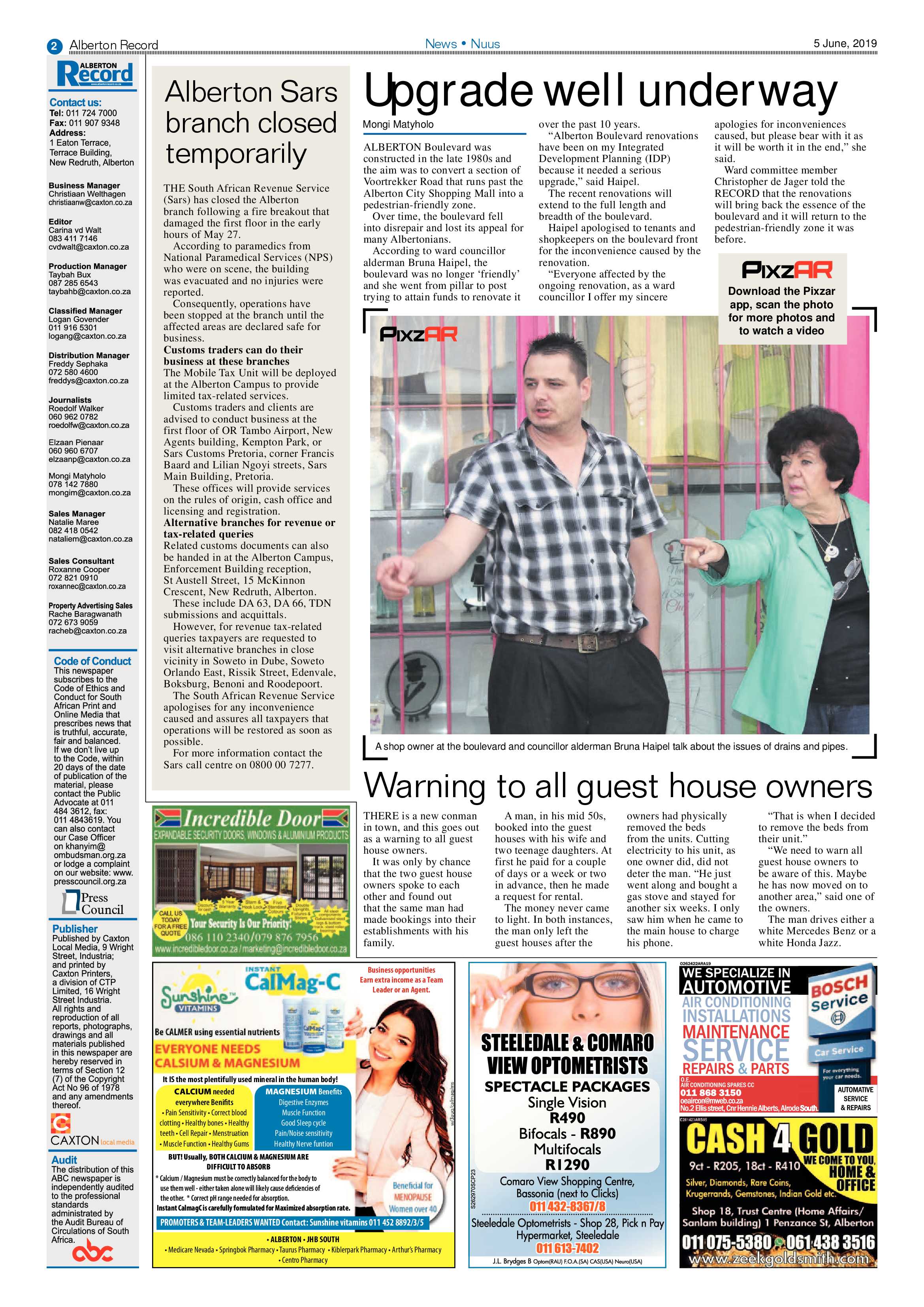 Alberton Record 05 June 2019 page 2