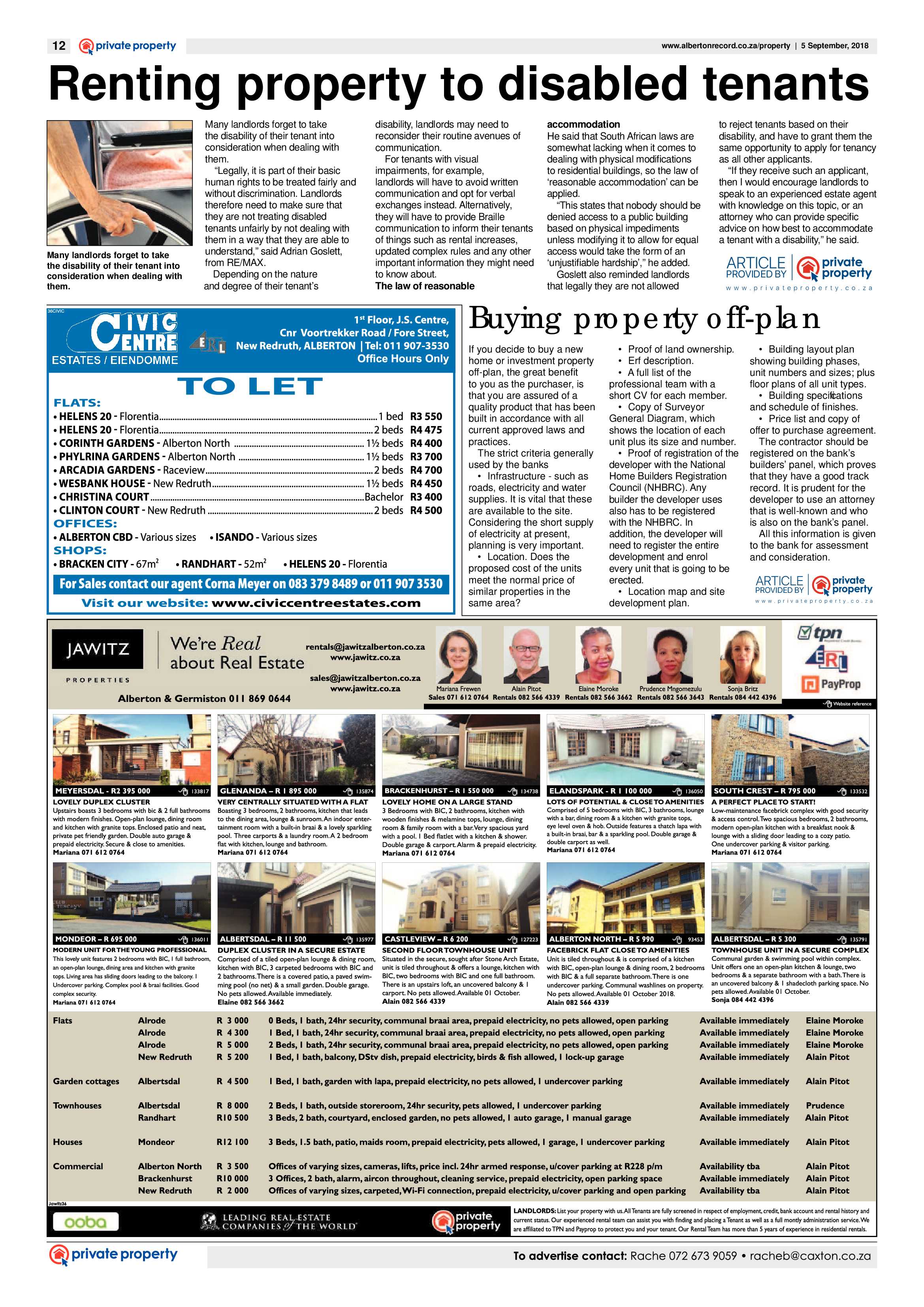 Alberton Record 05 September 2018 page 12