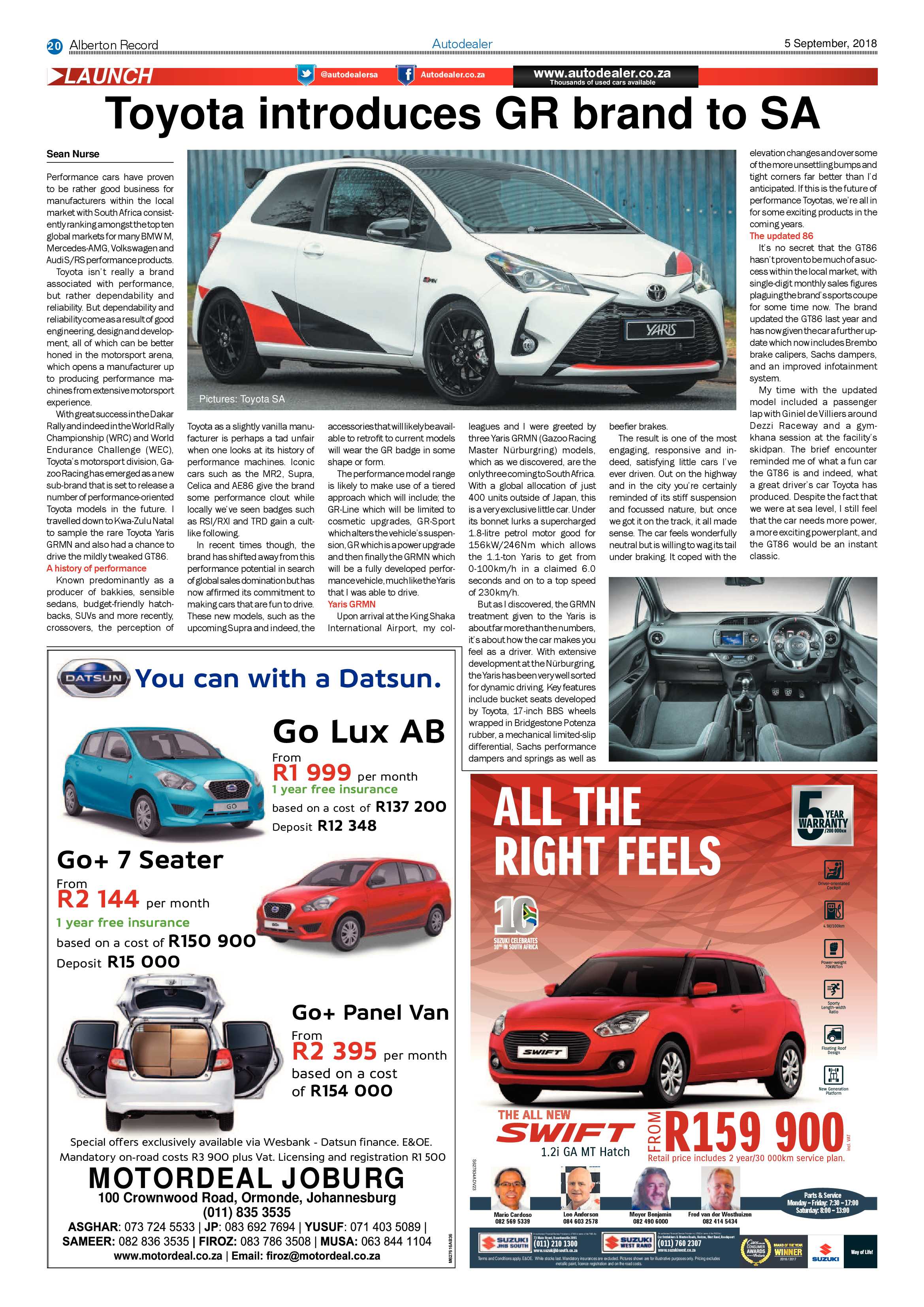 Alberton Record 05 September 2018 page 20