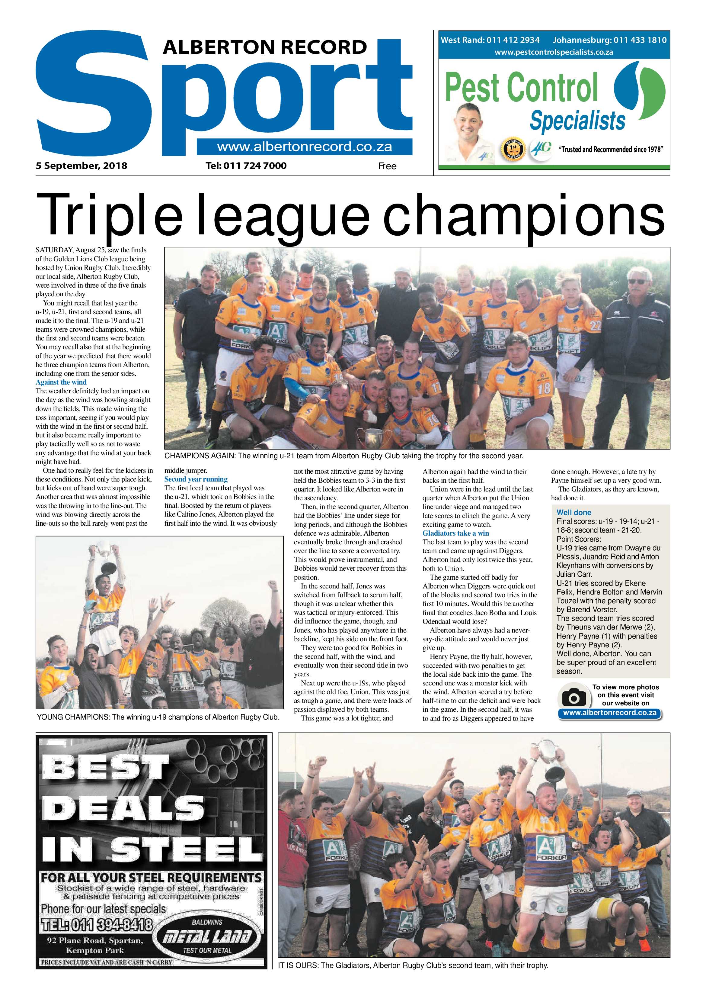 Alberton Record 05 September 2018 page 28