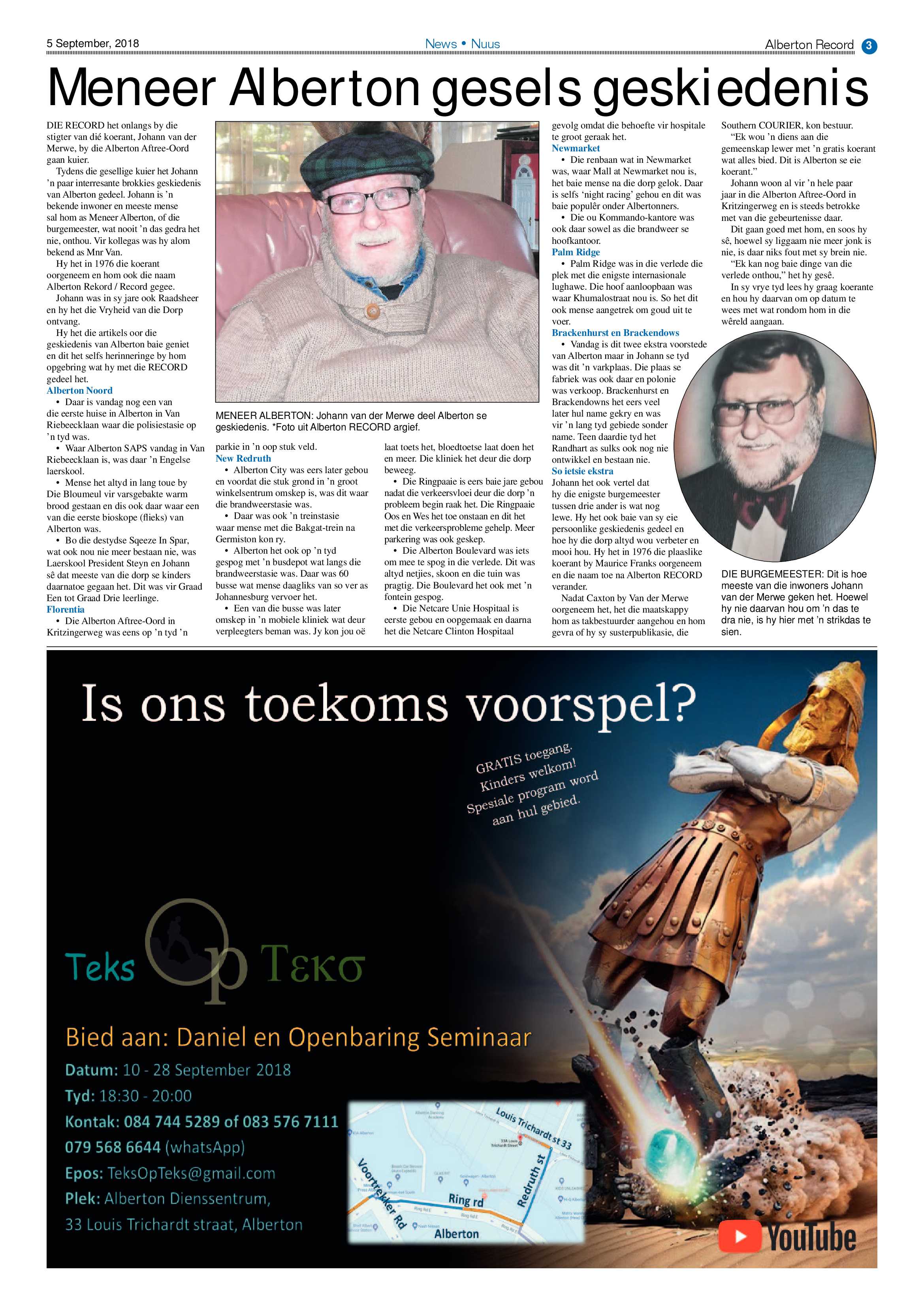 Alberton Record 05 September 2018 Alberton Record