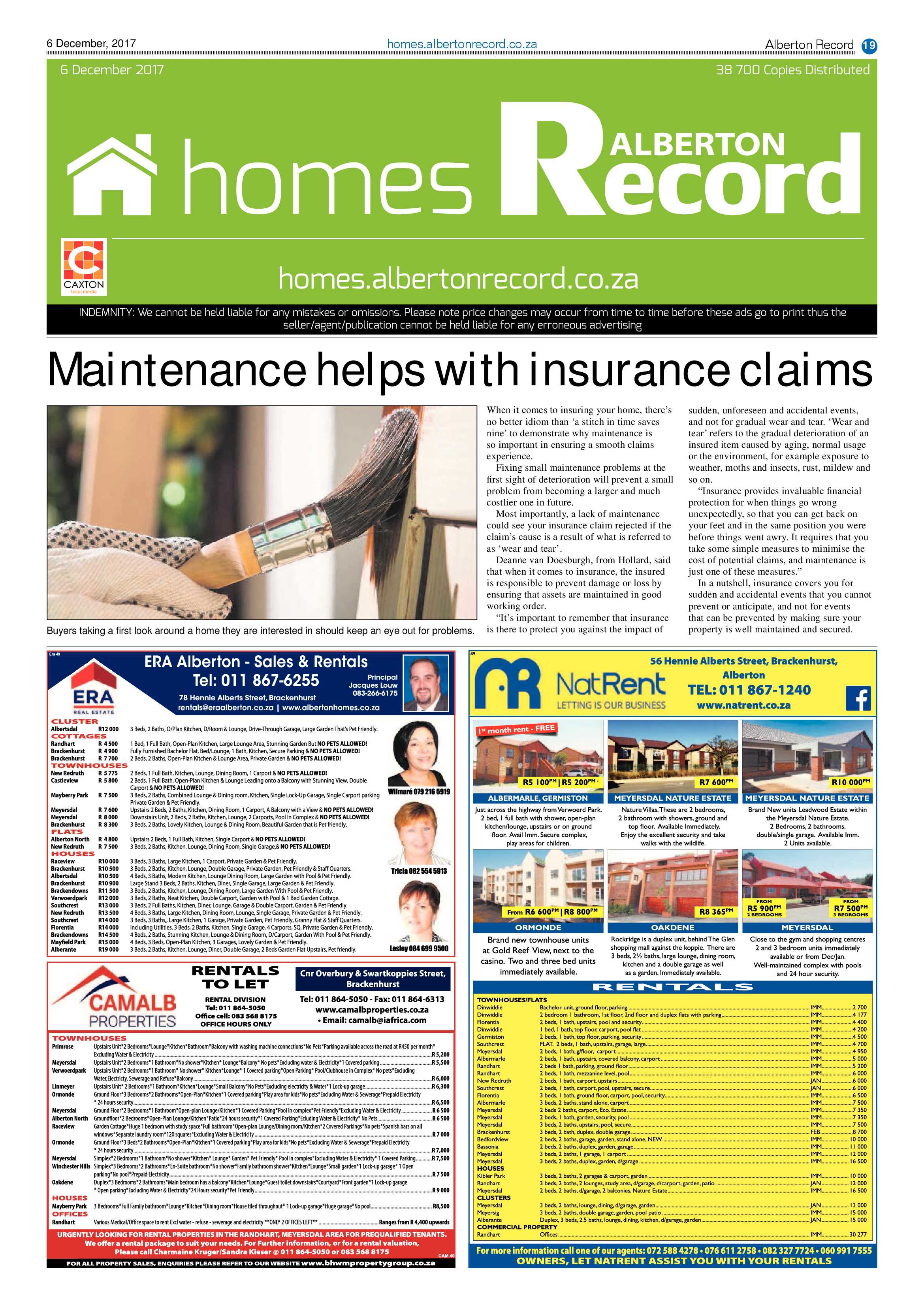 Alberton Record 06 December 2017 page 19