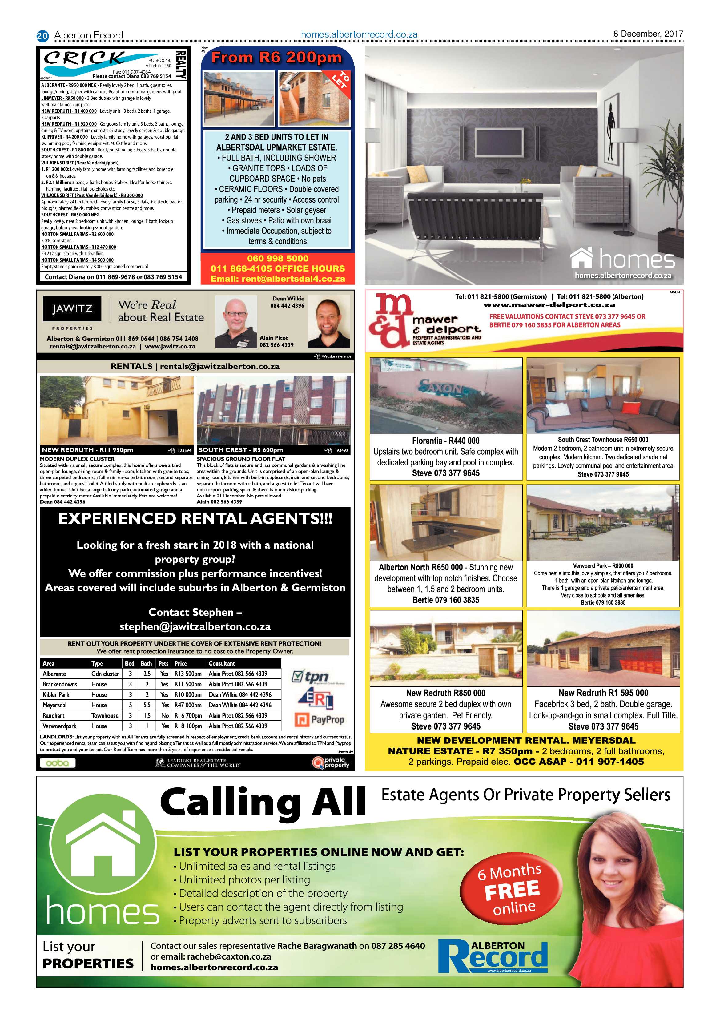 Alberton Record 06 December 2017 page 20