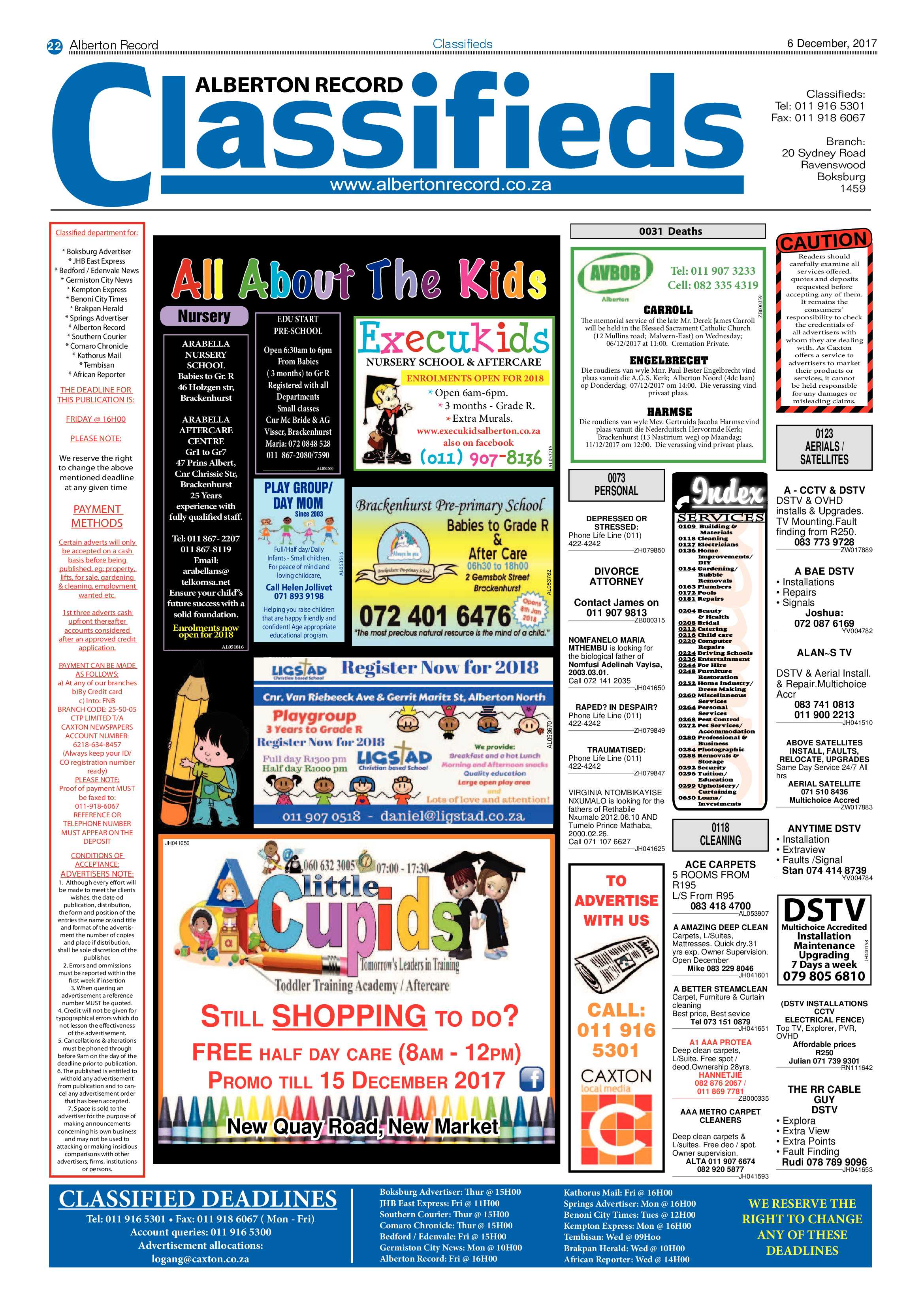 Alberton Record 06 December 2017 page 22