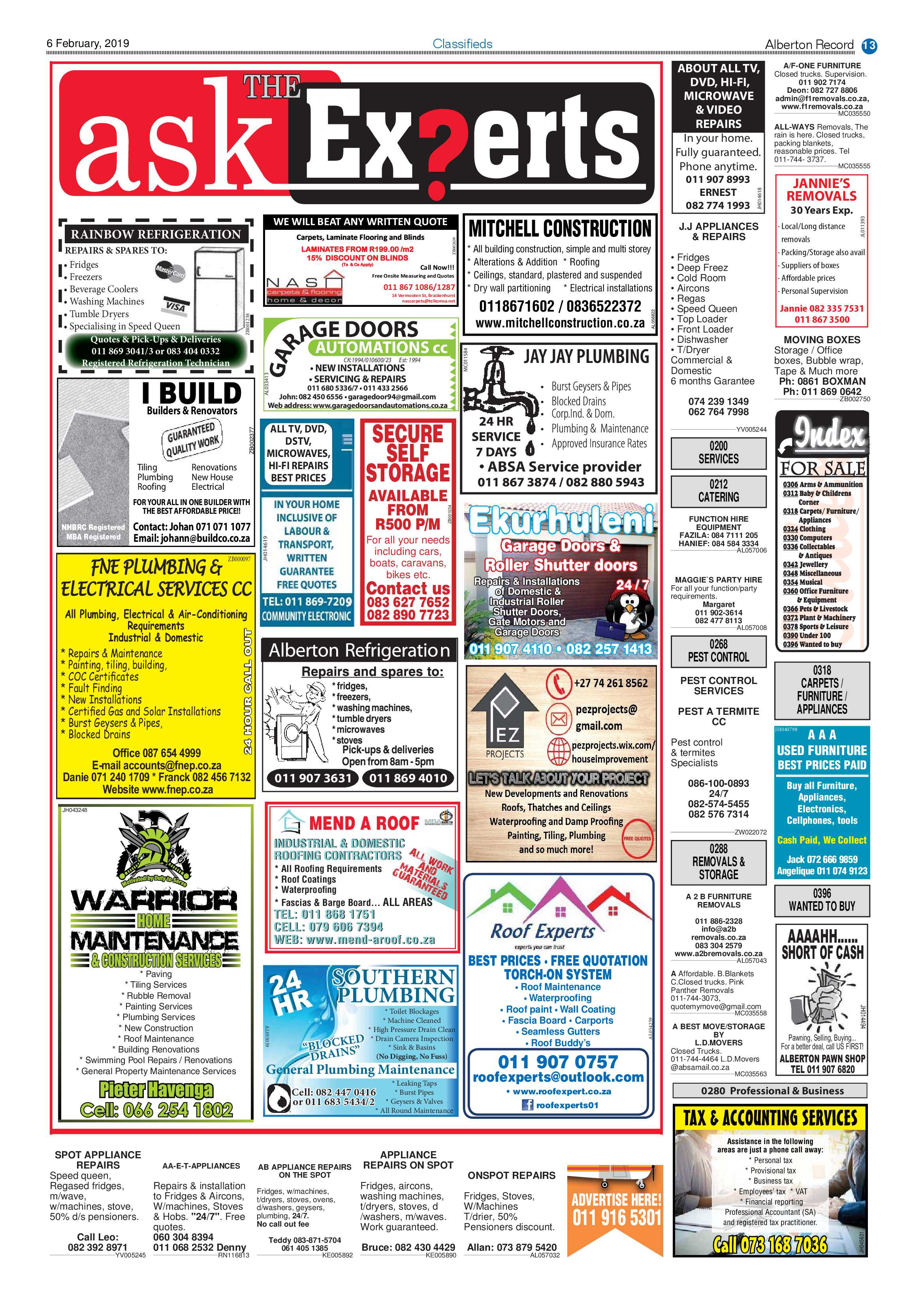 Alberton Record 06 February 2019 page 13