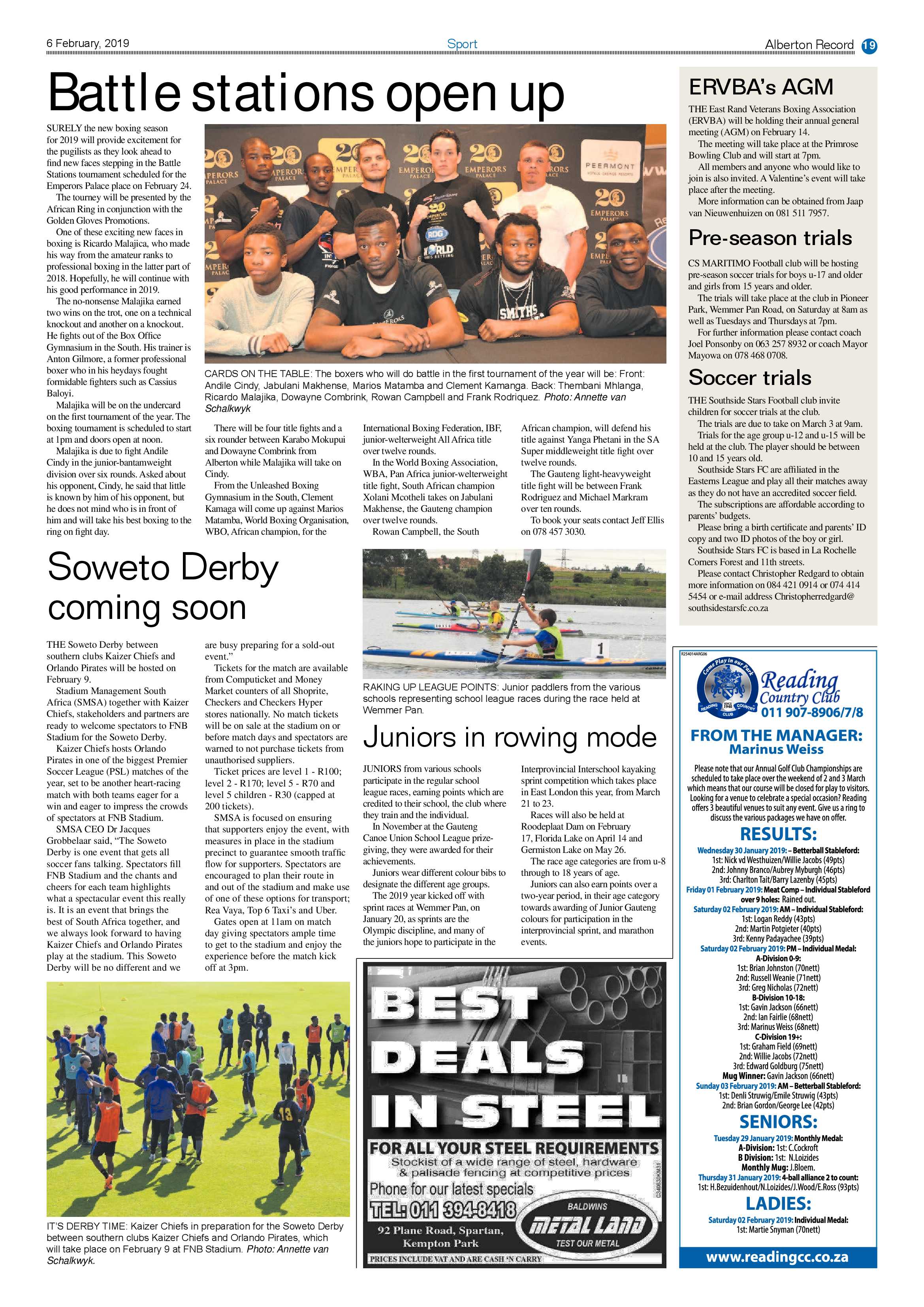 Alberton Record 06 February 2019 page 19