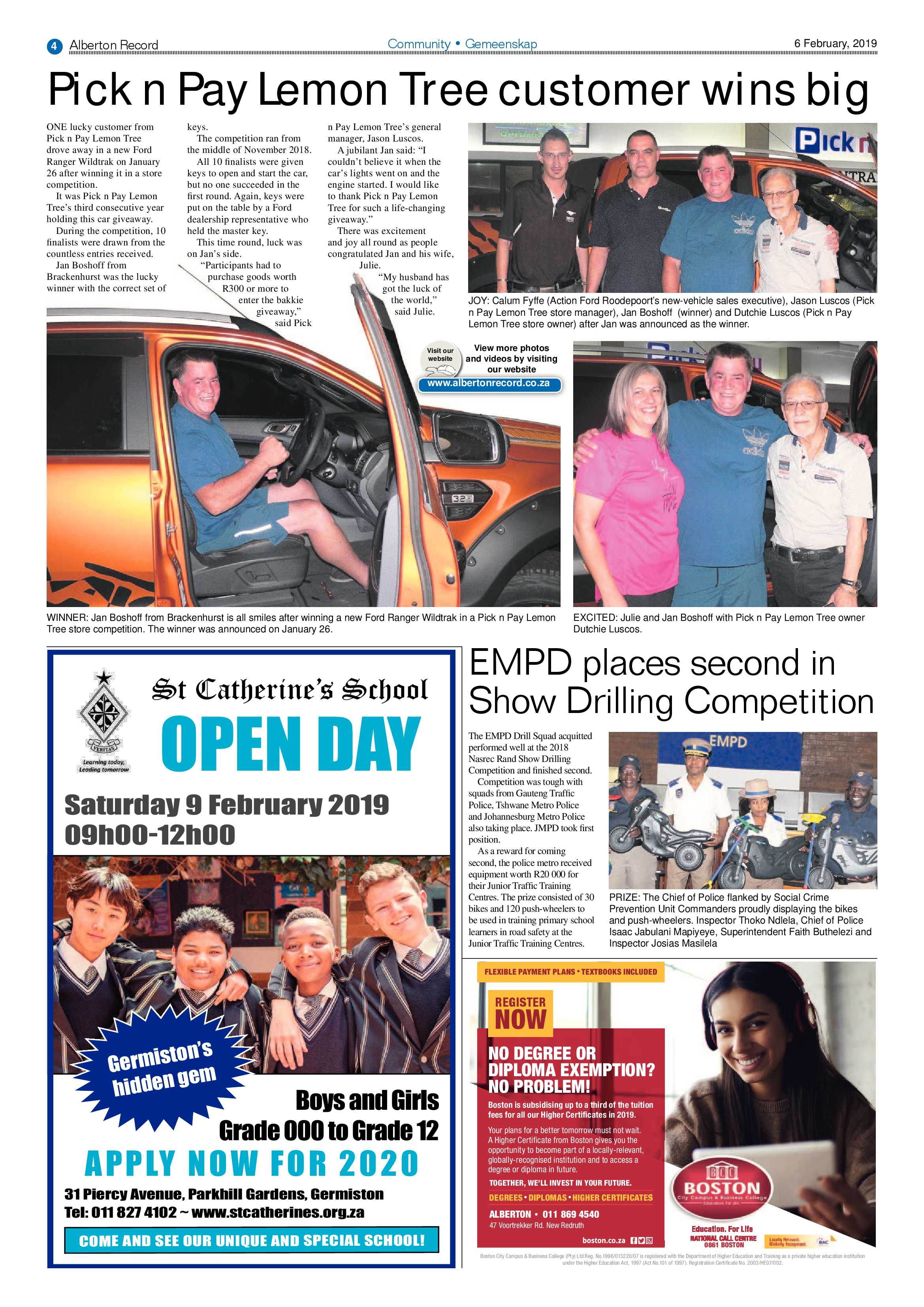 Alberton Record 06 February 2019 page 4