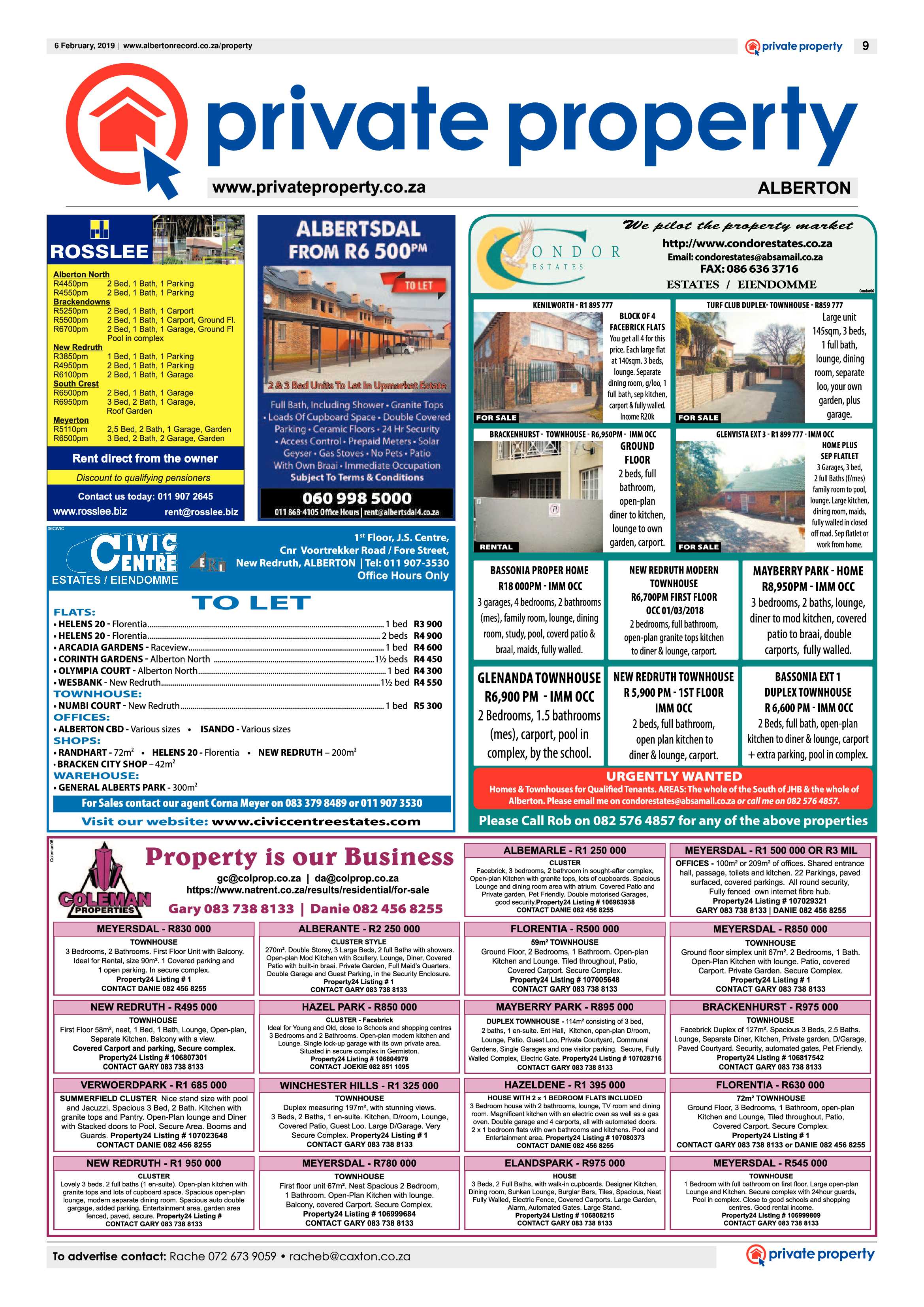 Alberton Record 06 February 2019 page 9