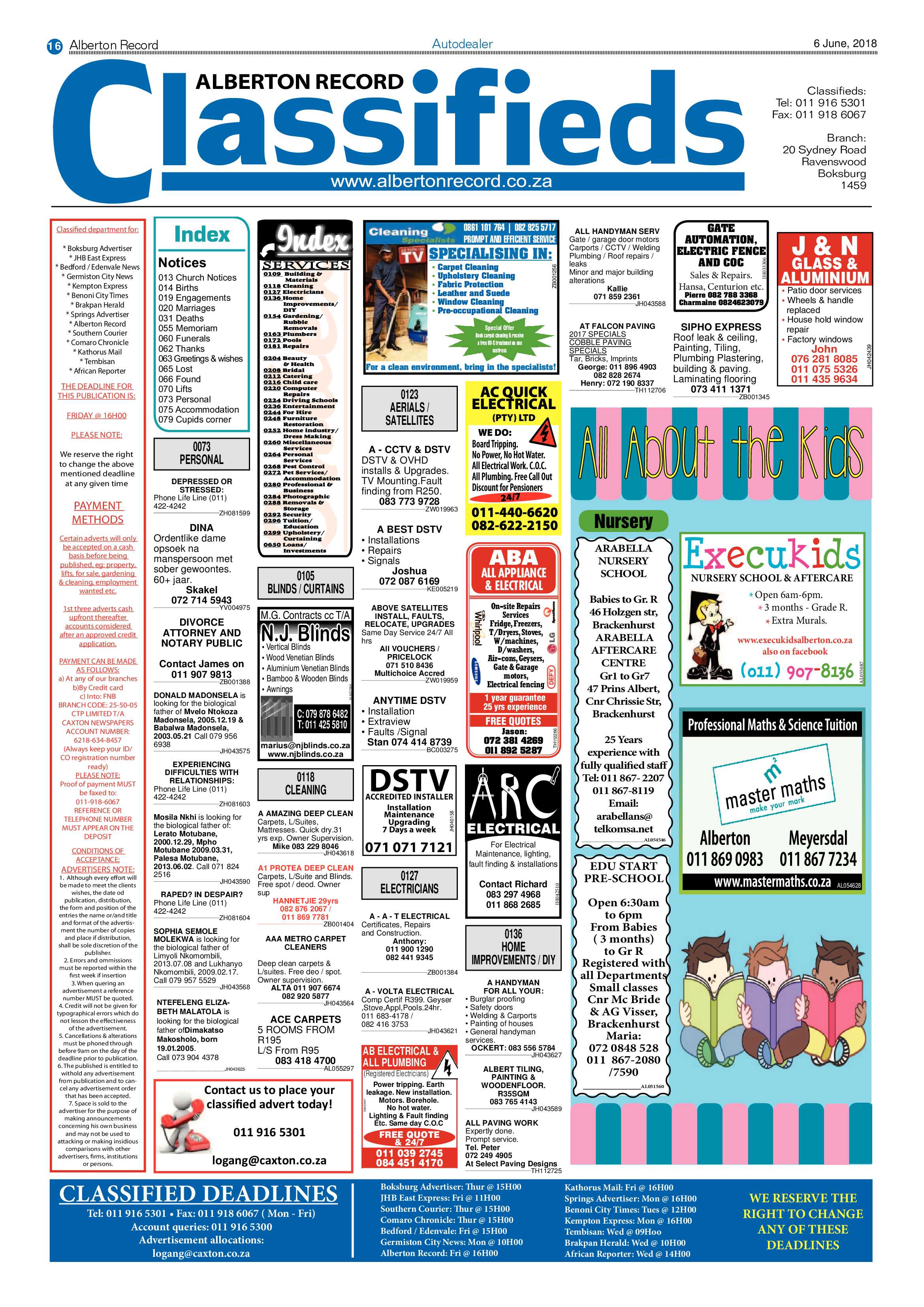 Alberton Record 06 June 2018 page 18