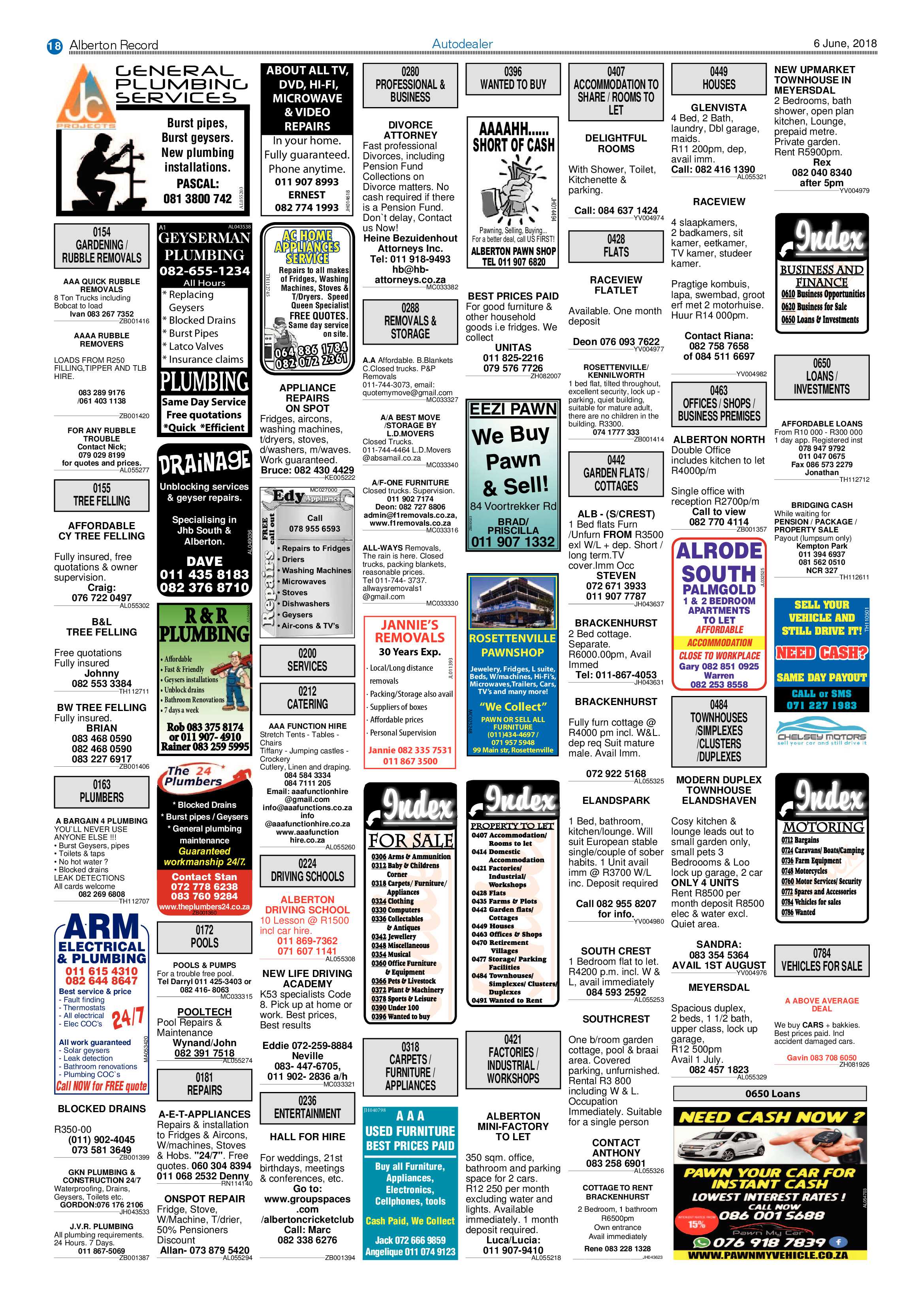 Alberton Record 06 June 2018 page 20