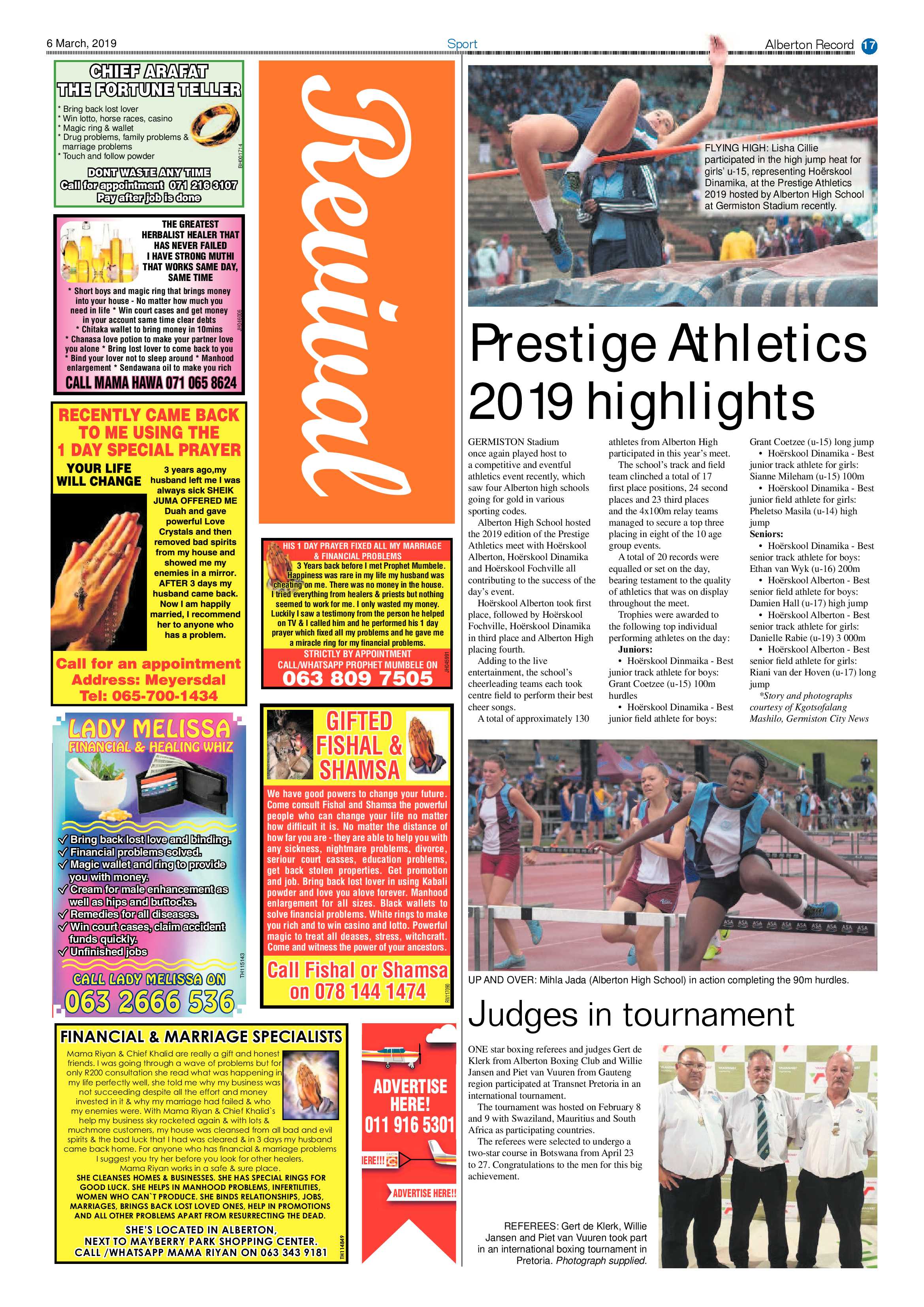 Alberton Record 06 March 2019 page 17