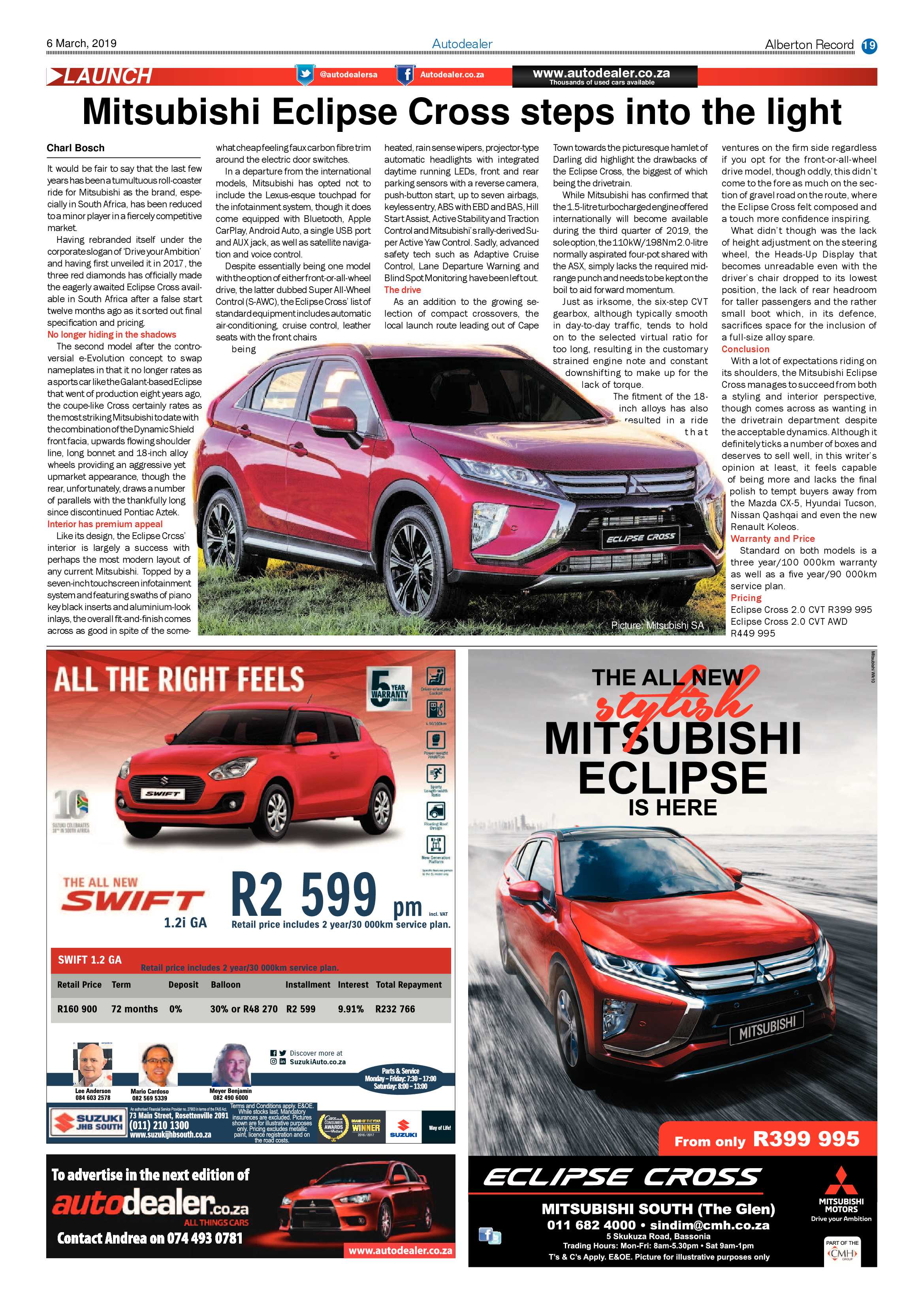 Alberton Record 06 March 2019 page 19