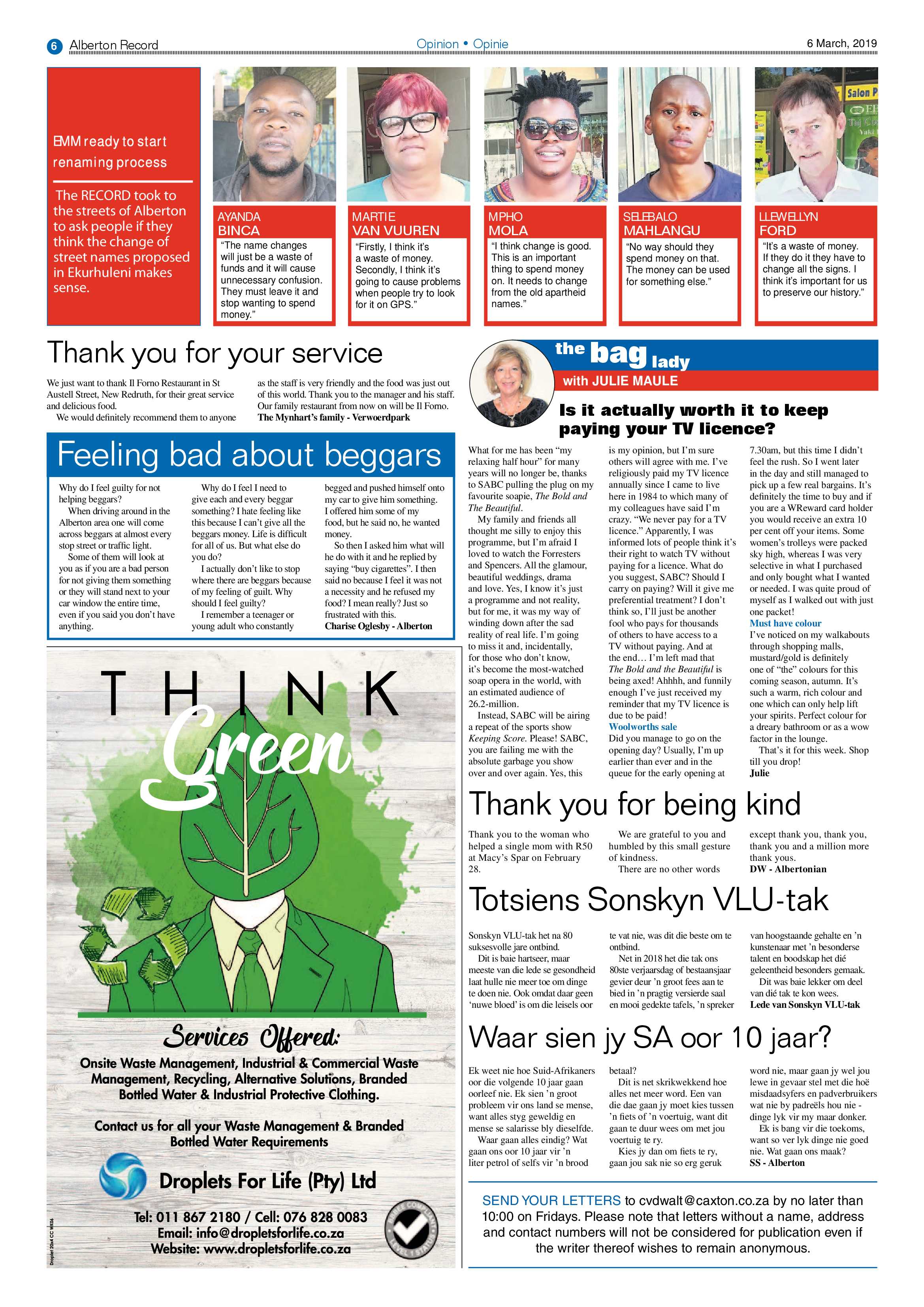 Alberton Record 06 March 2019 page 6