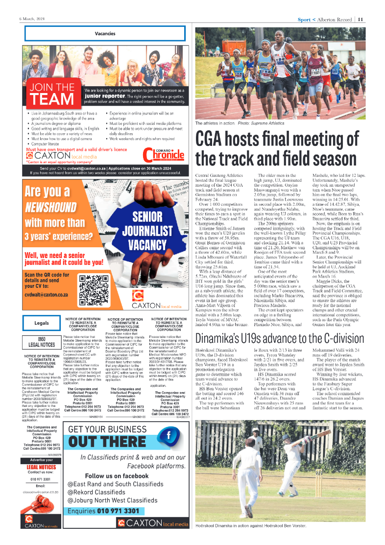 Alberton Record 06 March 2024 page 11