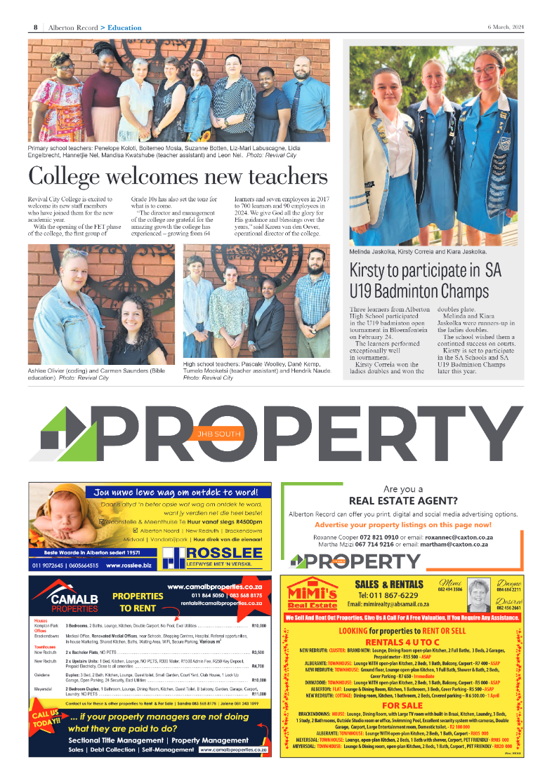 Alberton Record 06 March 2024 page 8