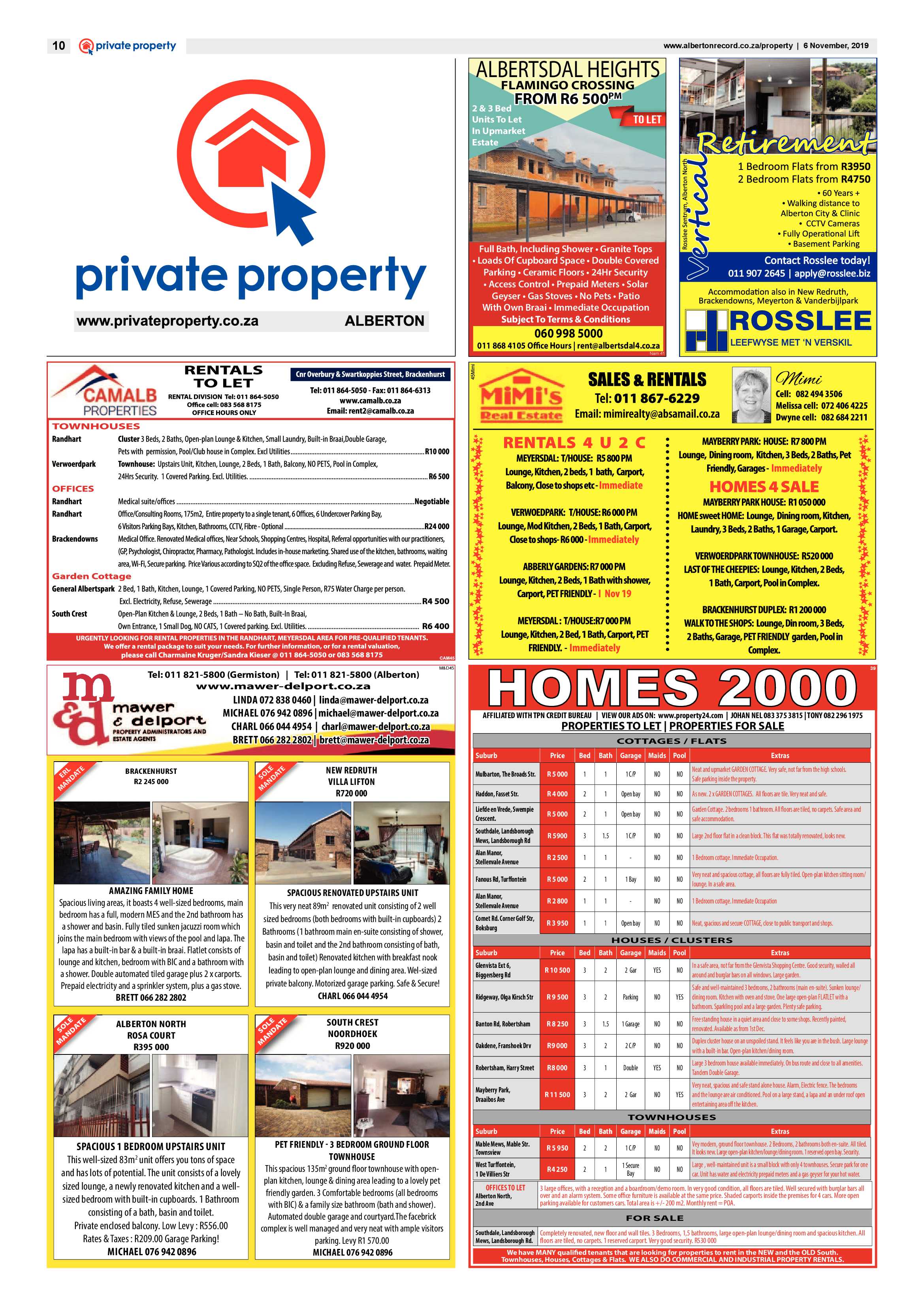 Alberton Record 06 November 2019 page 10