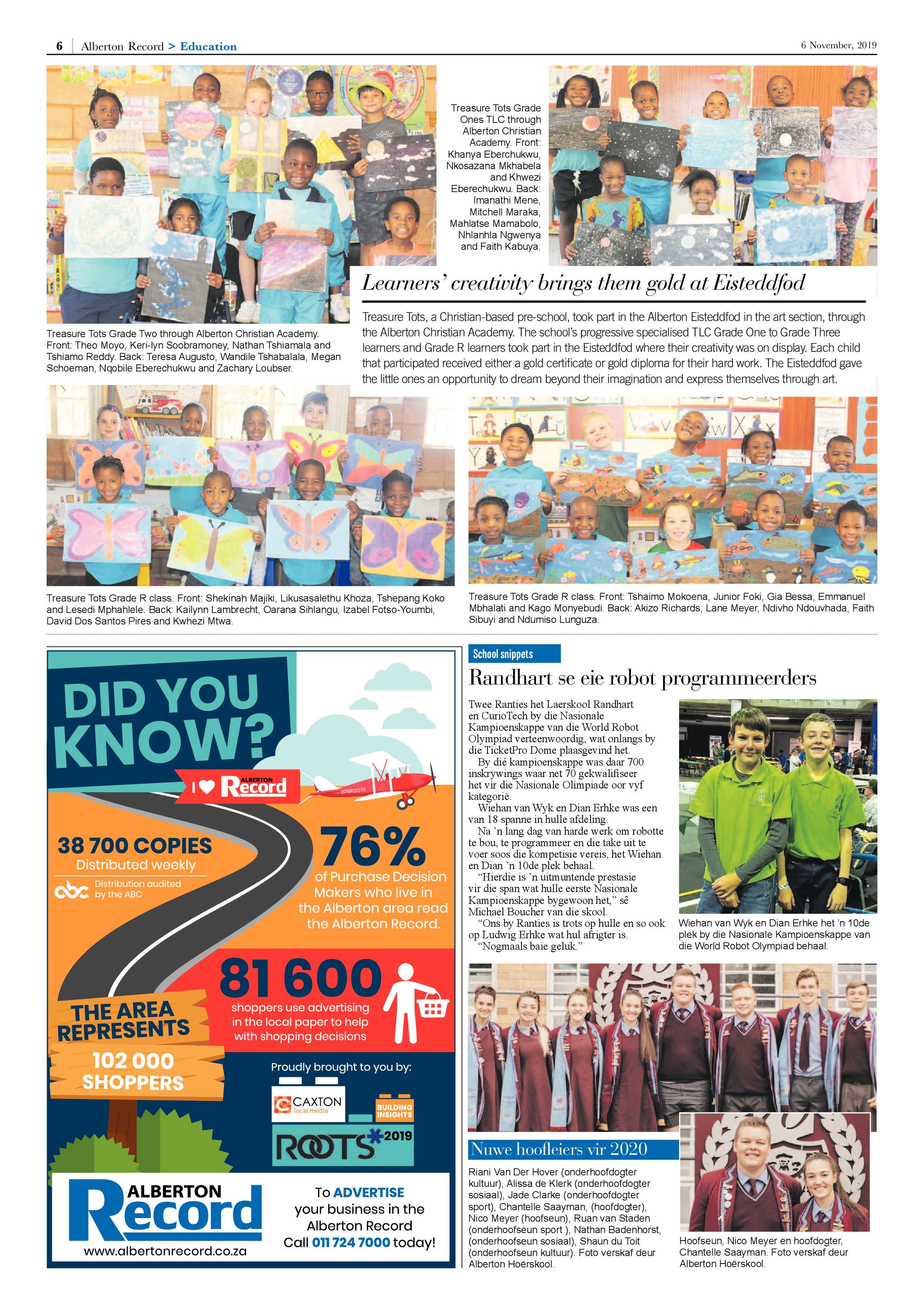 Alberton Record 06 November 2019 page 6